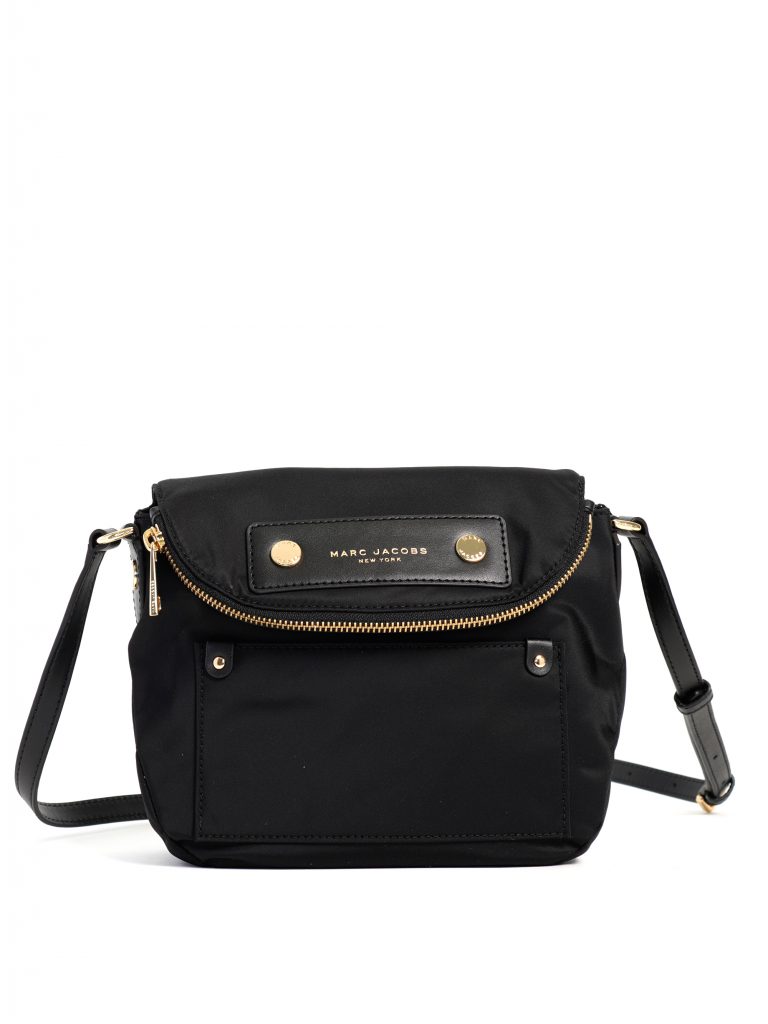 Marc Jacobs Preppy Nylon Mini Natasha Crossbody Bag Black Averand