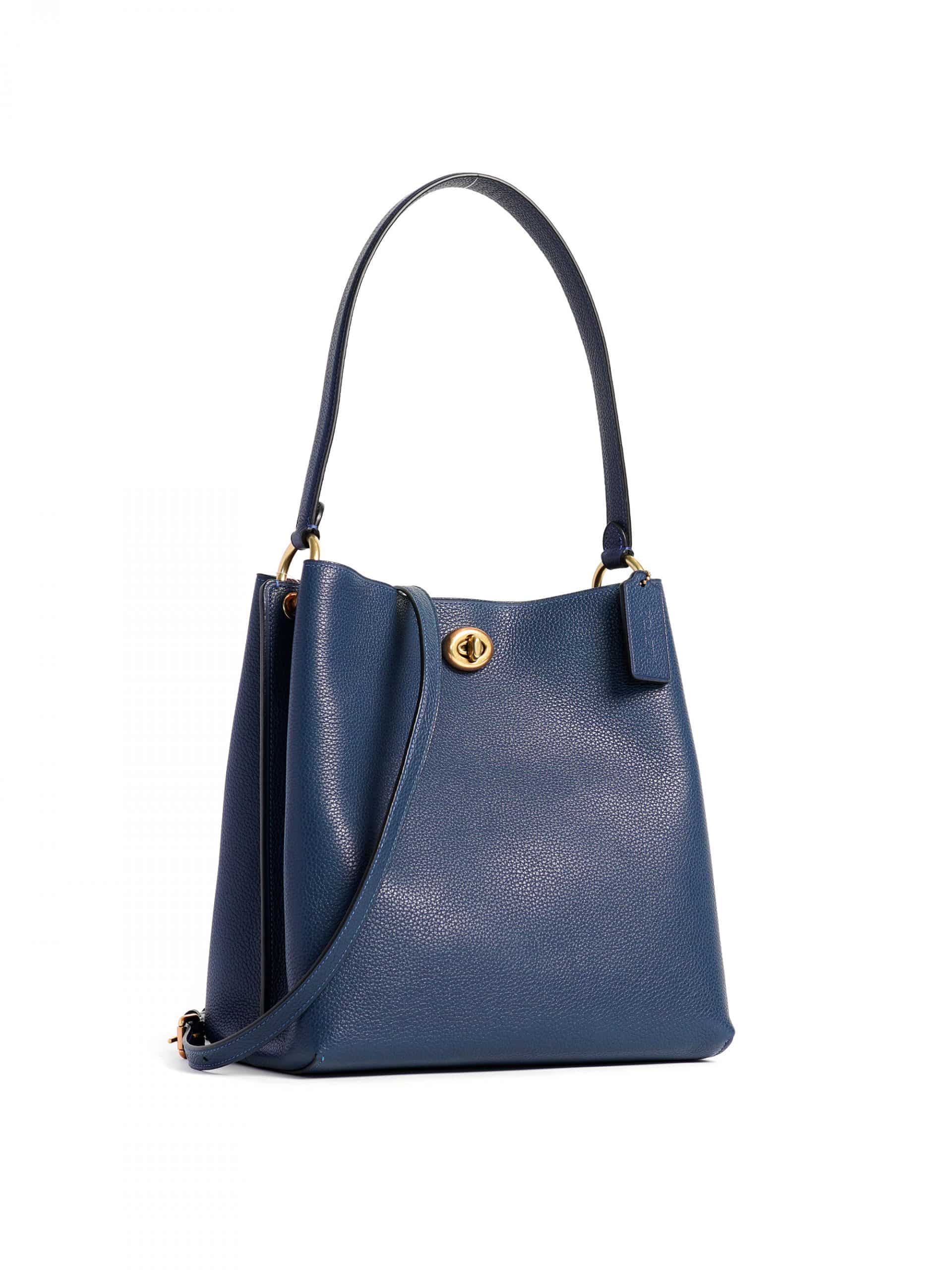 Coach Charlie Bucket Bag Deep Blue