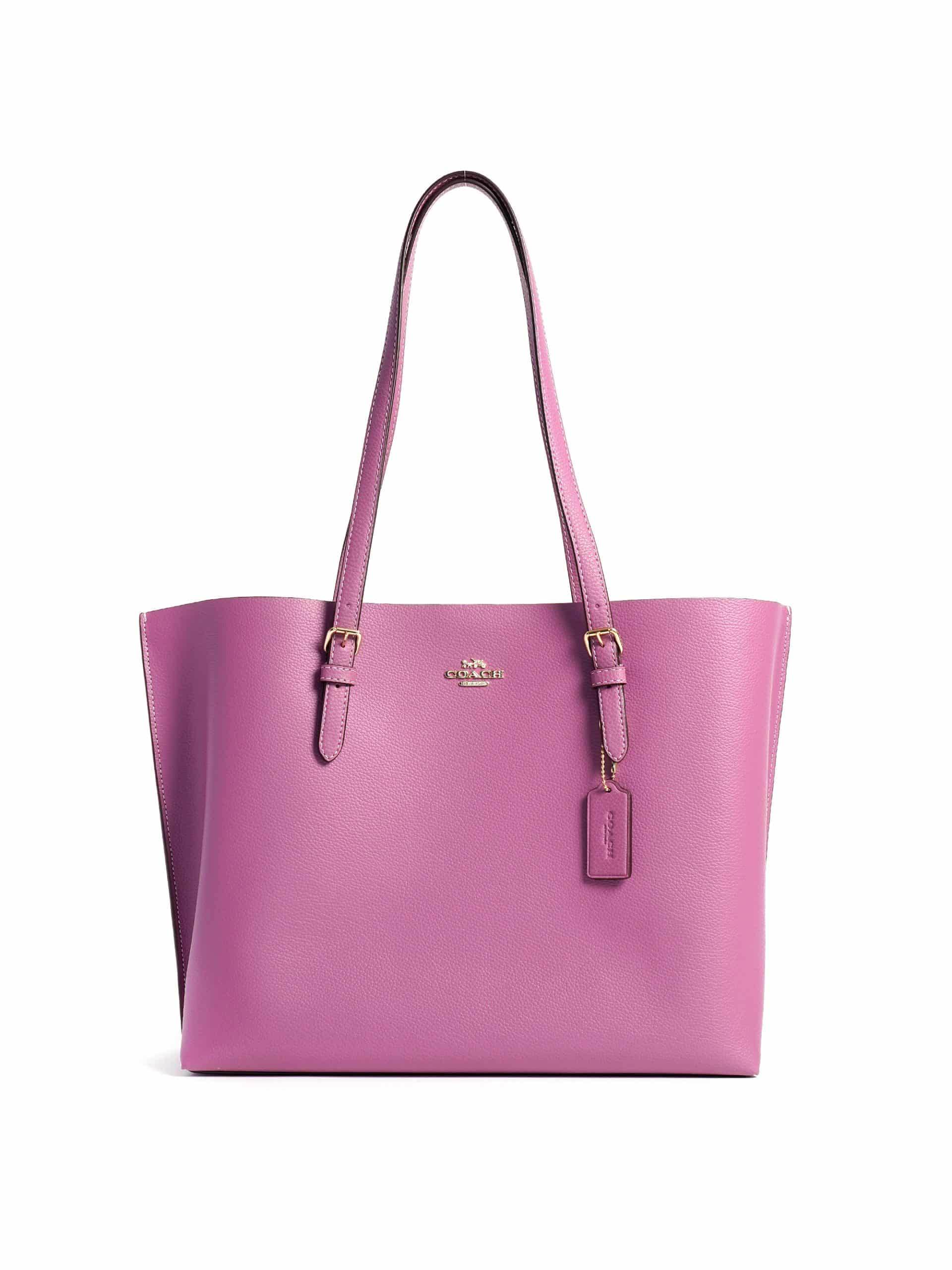 Coach Mollie Tote Lilac Berry Oxblood Averand
