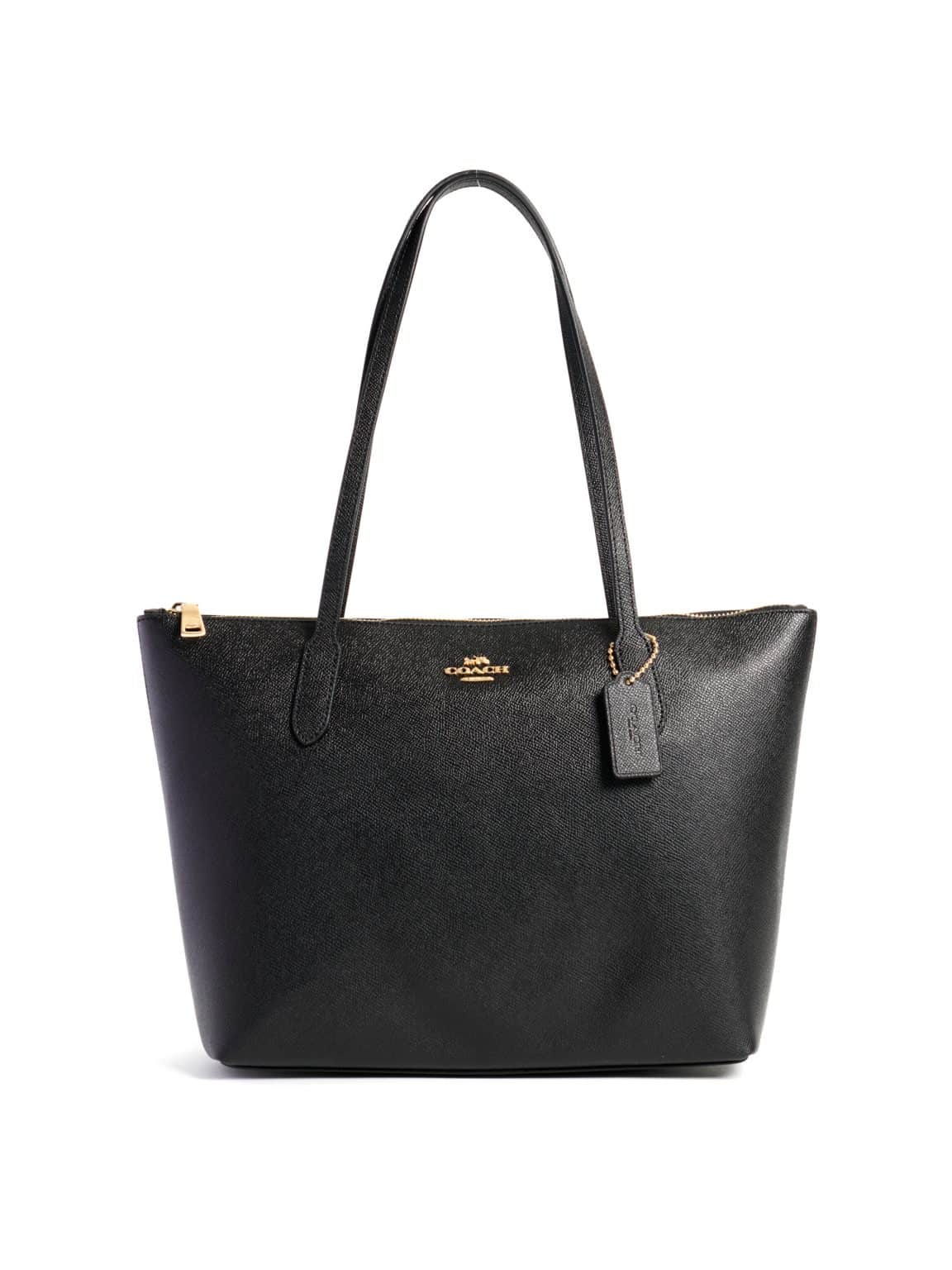 Coach Zip Top Tote 4454 Black Averand