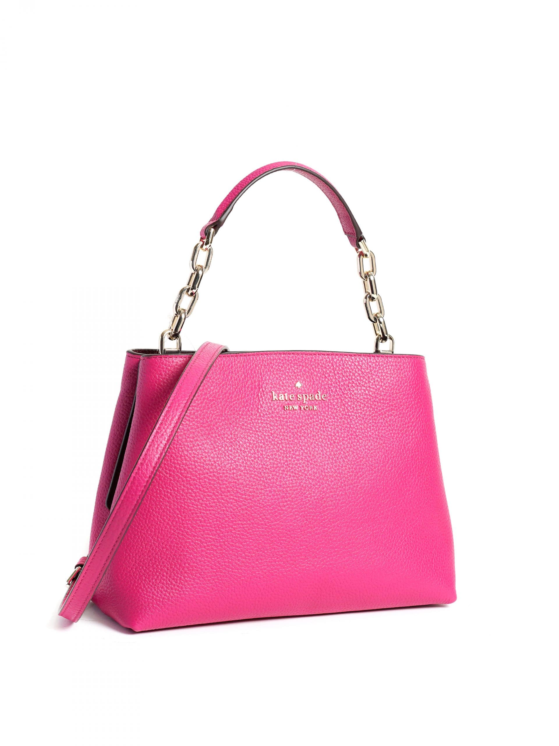 Kate Spade Aubrey Chain Top Handle Satchel Deep Magenta - Averand