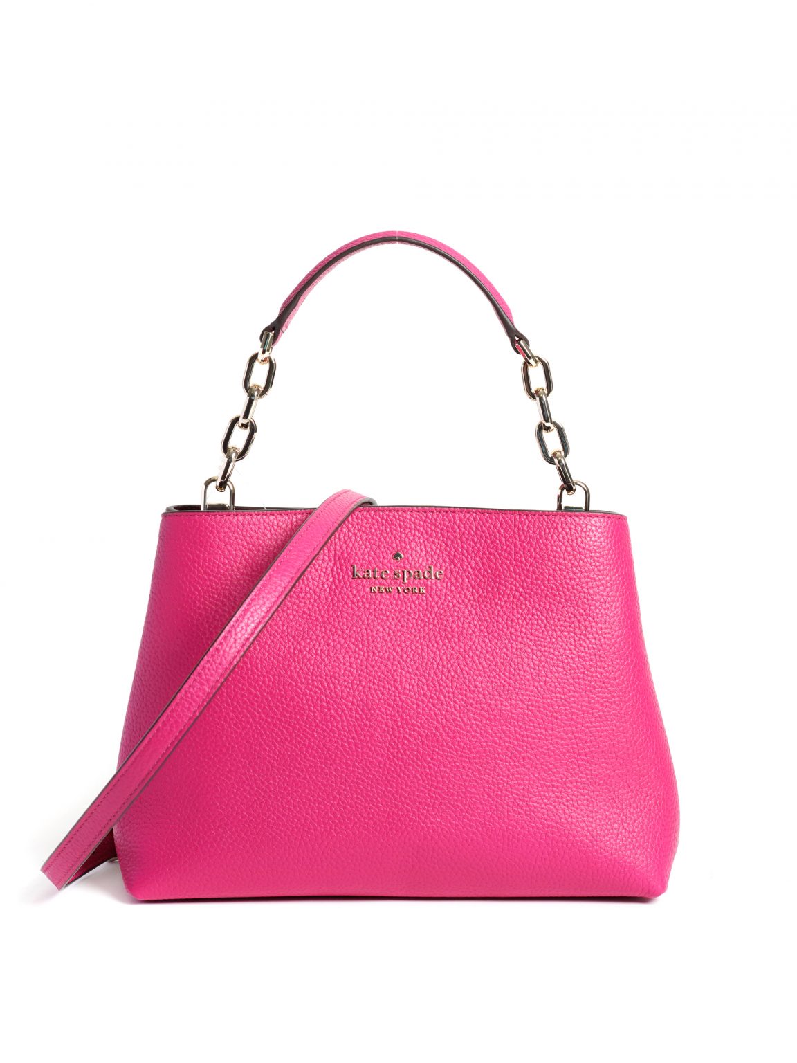 Kate Spade Aubrey Chain Top Handle Satchel Deep Magenta Averand