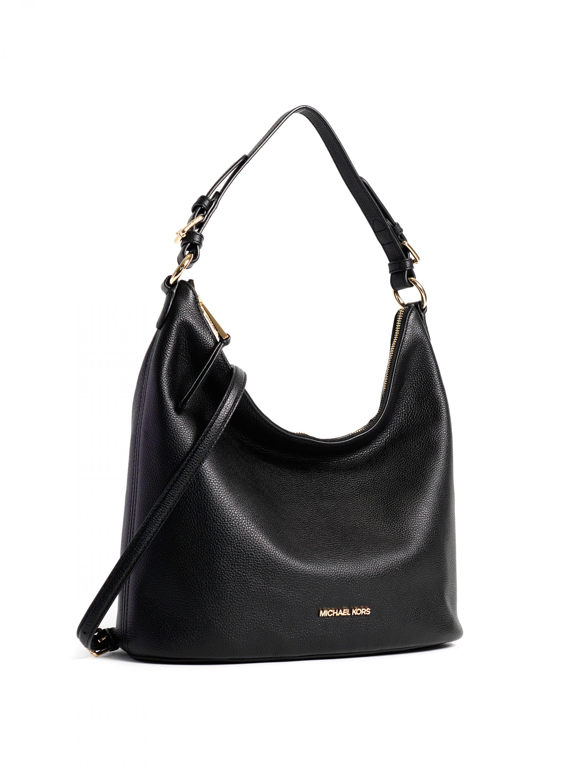 Michael Kors Lupita Large Convertible Hobo Shoulder Black - Averand