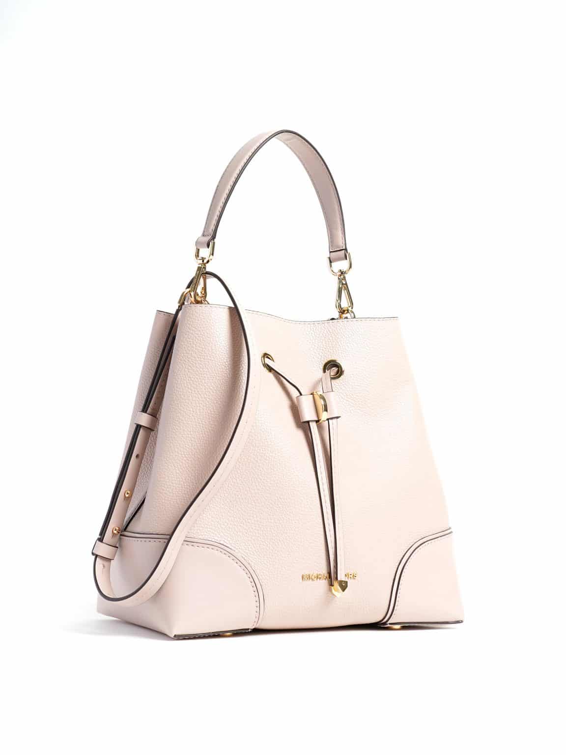Michael Kors Mercer Gallery Medium Bucket Shoulder Bag Soft Pink Averand