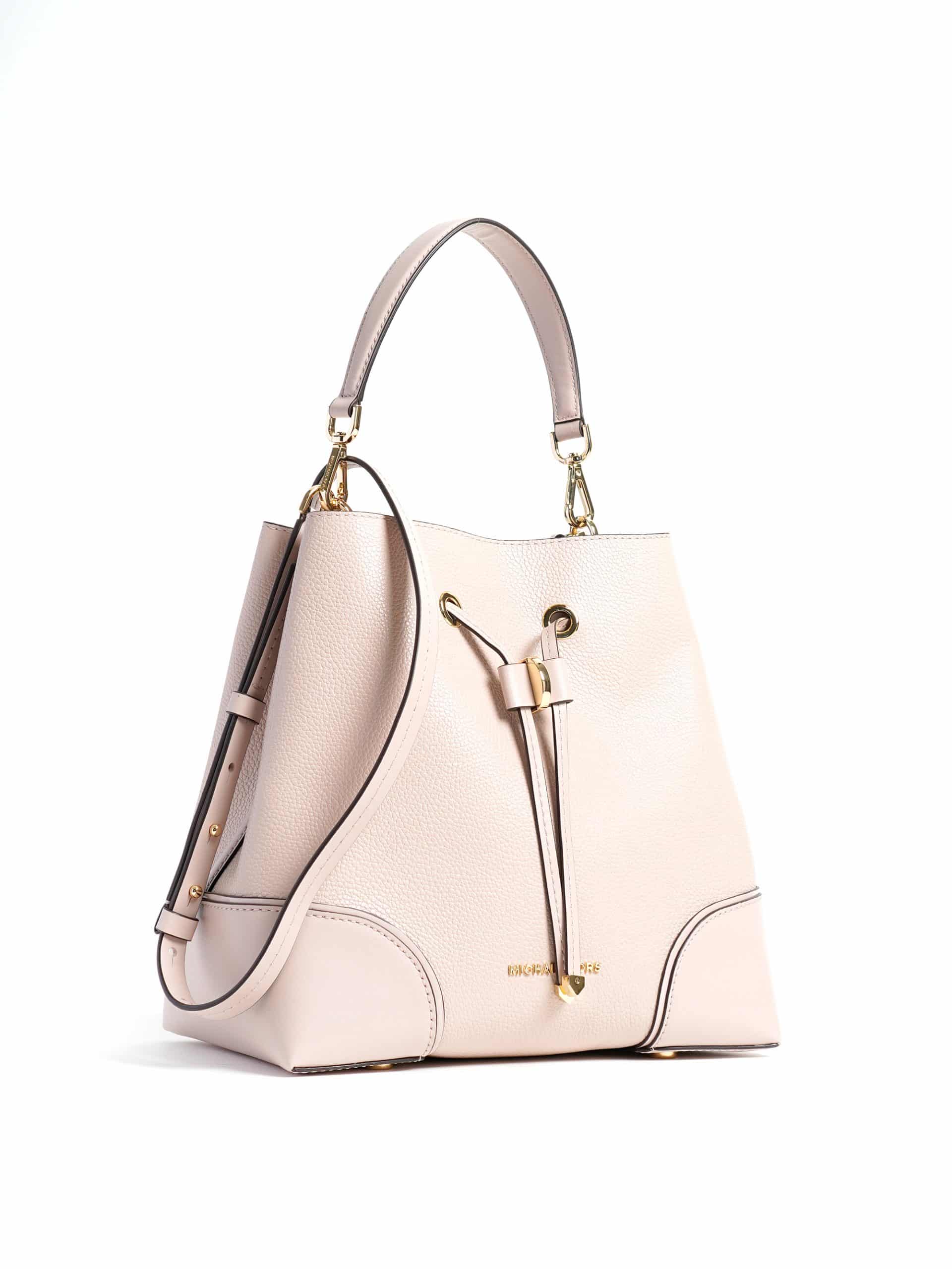 Michael Kors Mercer Gallery Medium Bucket Shoulder Bag Soft Pink - Averand