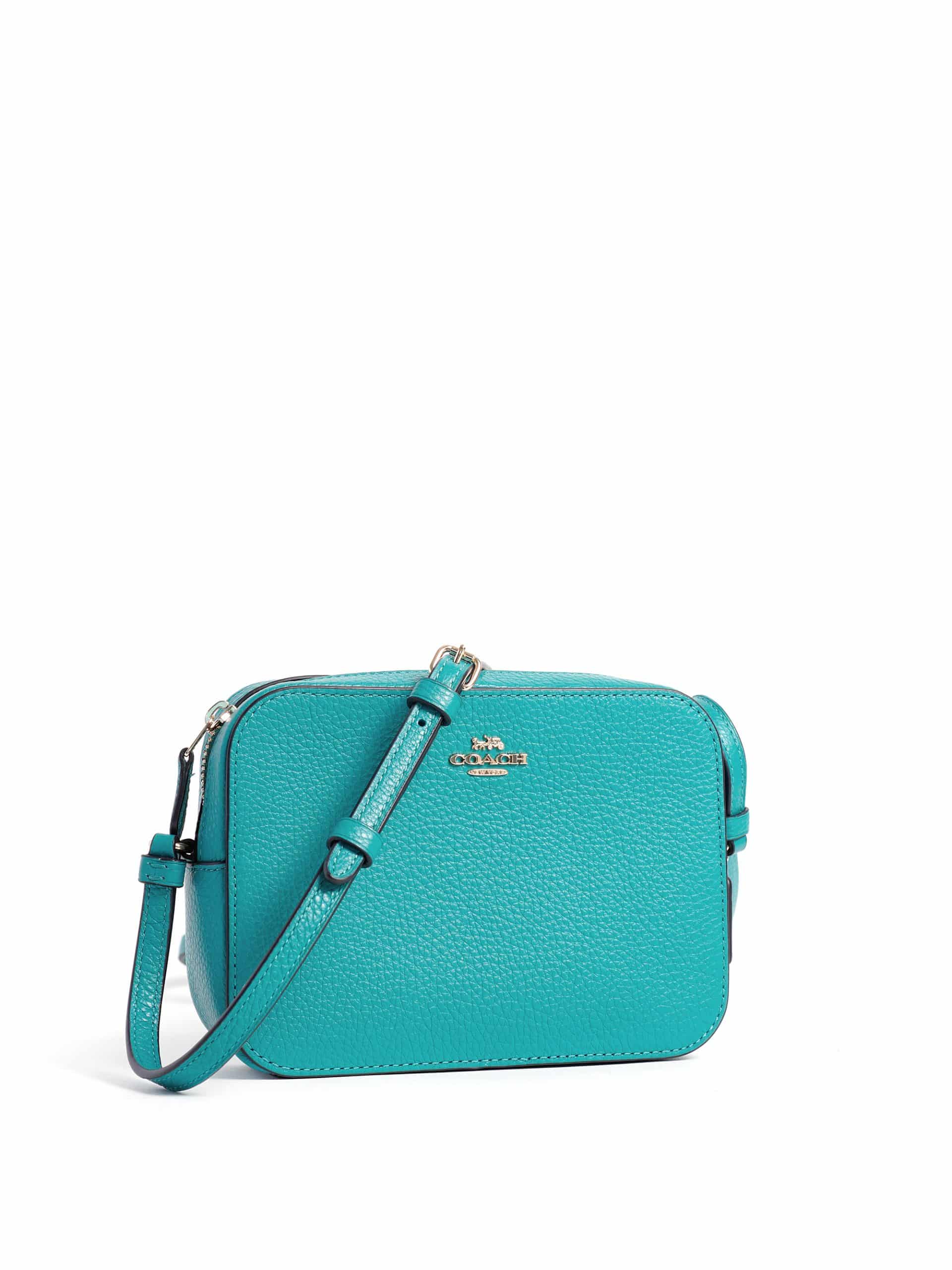 Teal coach crossbody sale