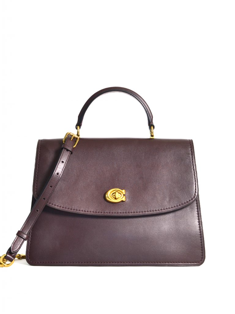 Coach Parker Top Handle 32 Oxblood Averand