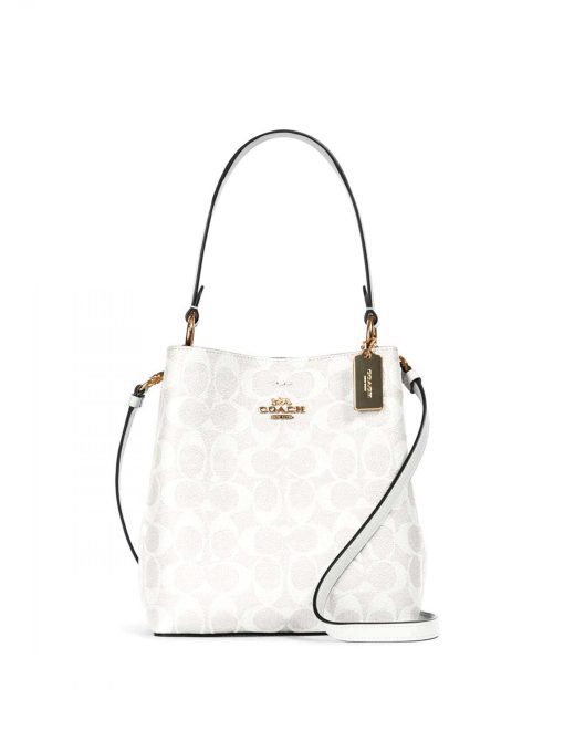 Coach Small Town Bucket Bag Chalk Glacierwhite Averand