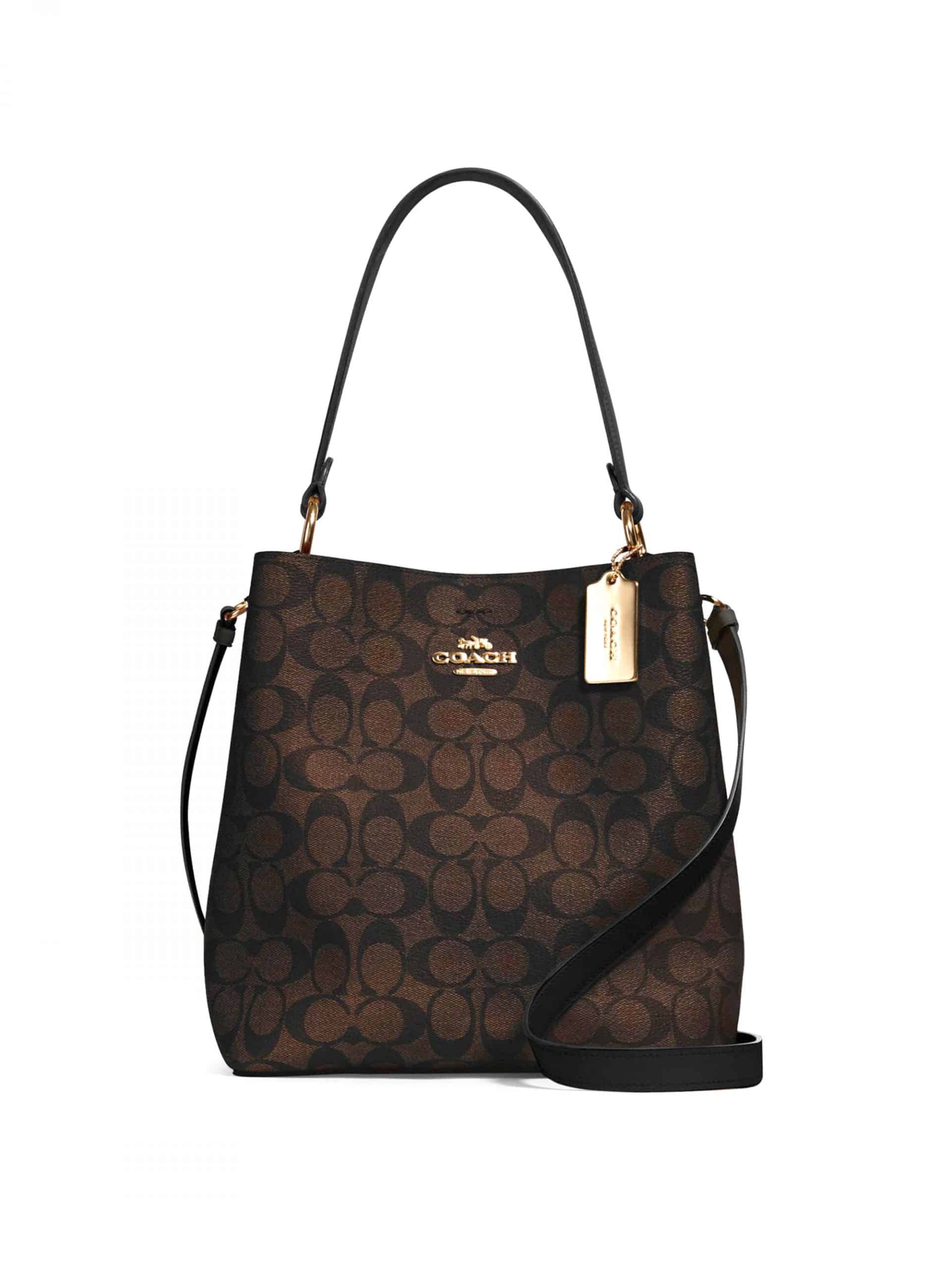 Coach Town Bucket Bag Signature Brown Black ETA 30th July - Averand
