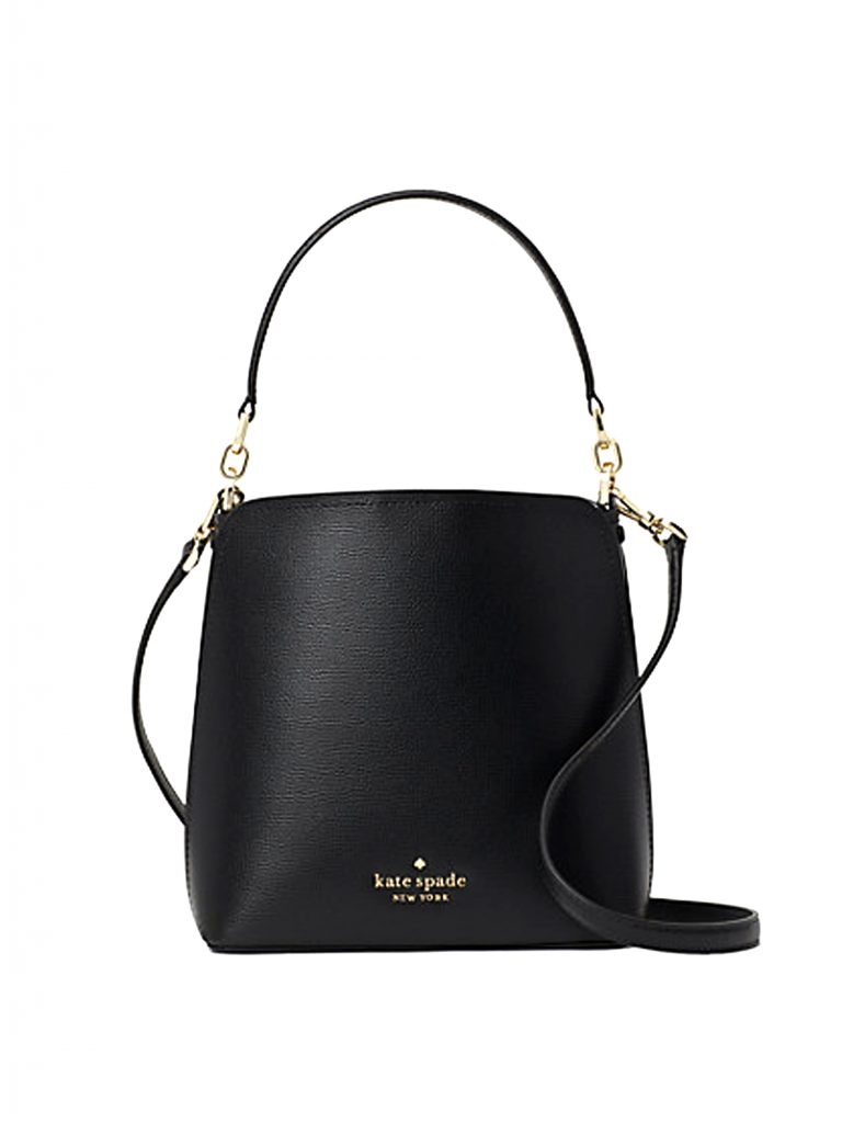 kate spade eva small bucket bag black
