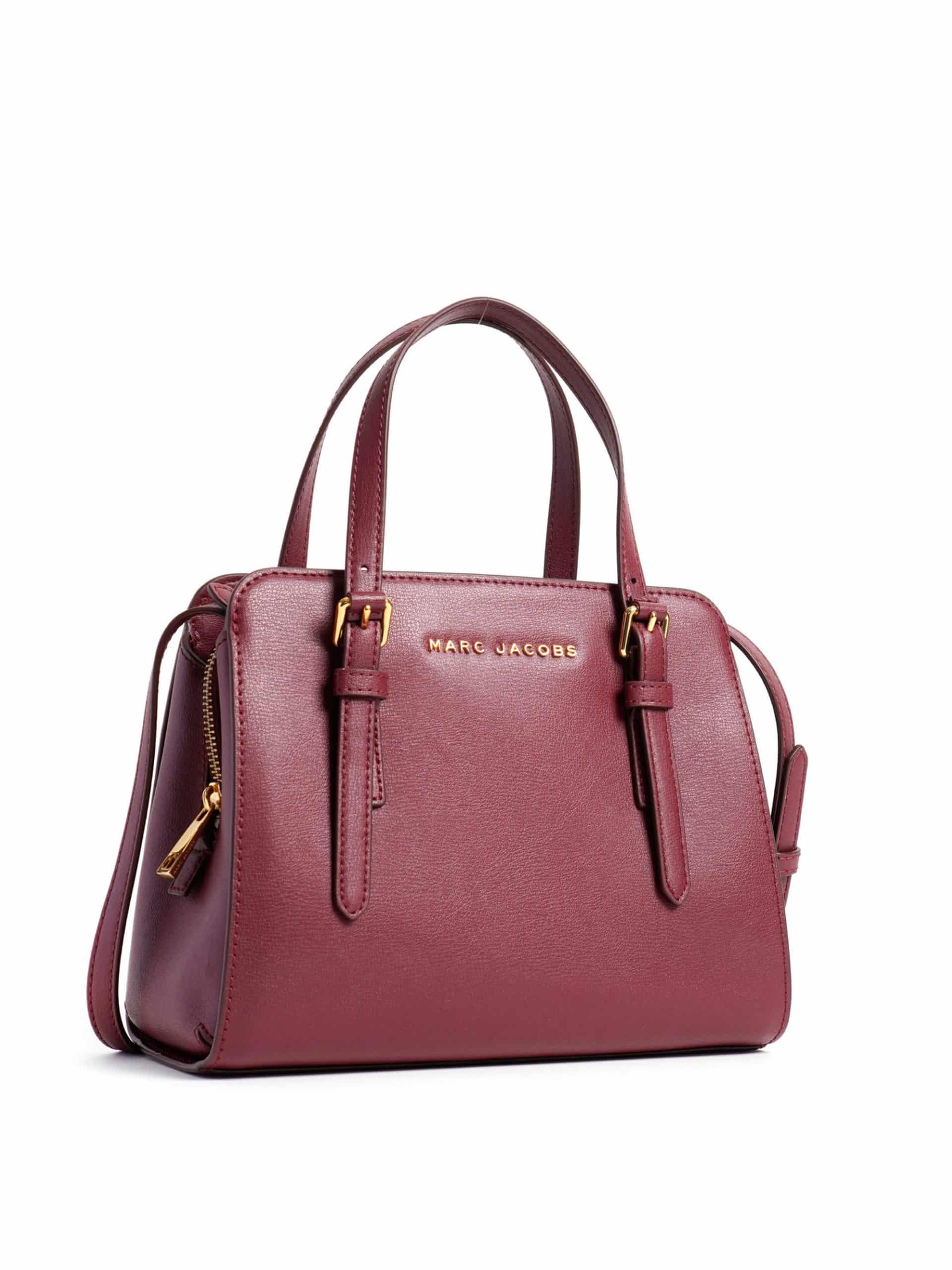 Marc Jacobs Little Big Shot Top Handle Satchel Mulled Wine