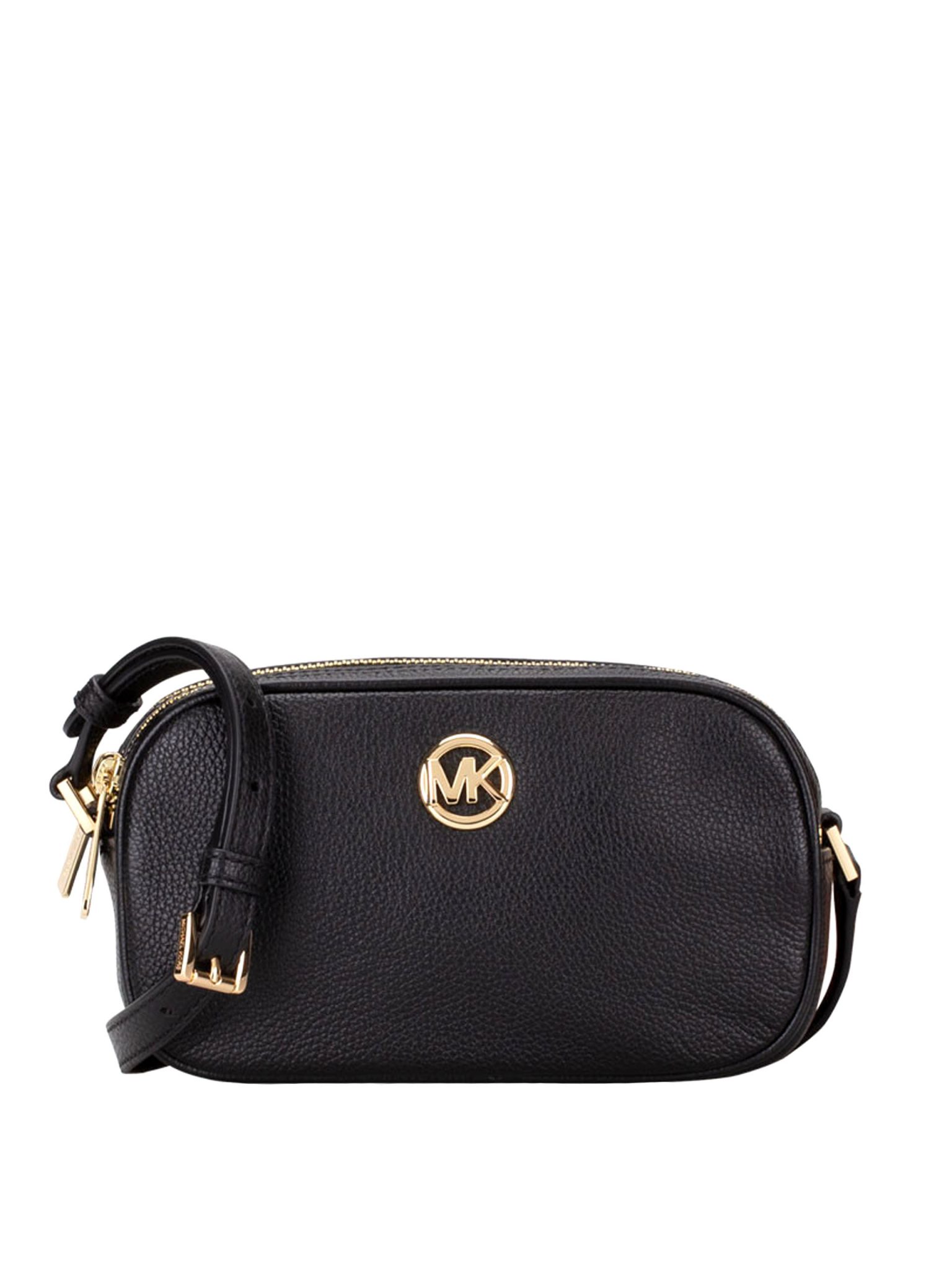 Michael Kors Fulton Double Zip Crossbody Black Averand