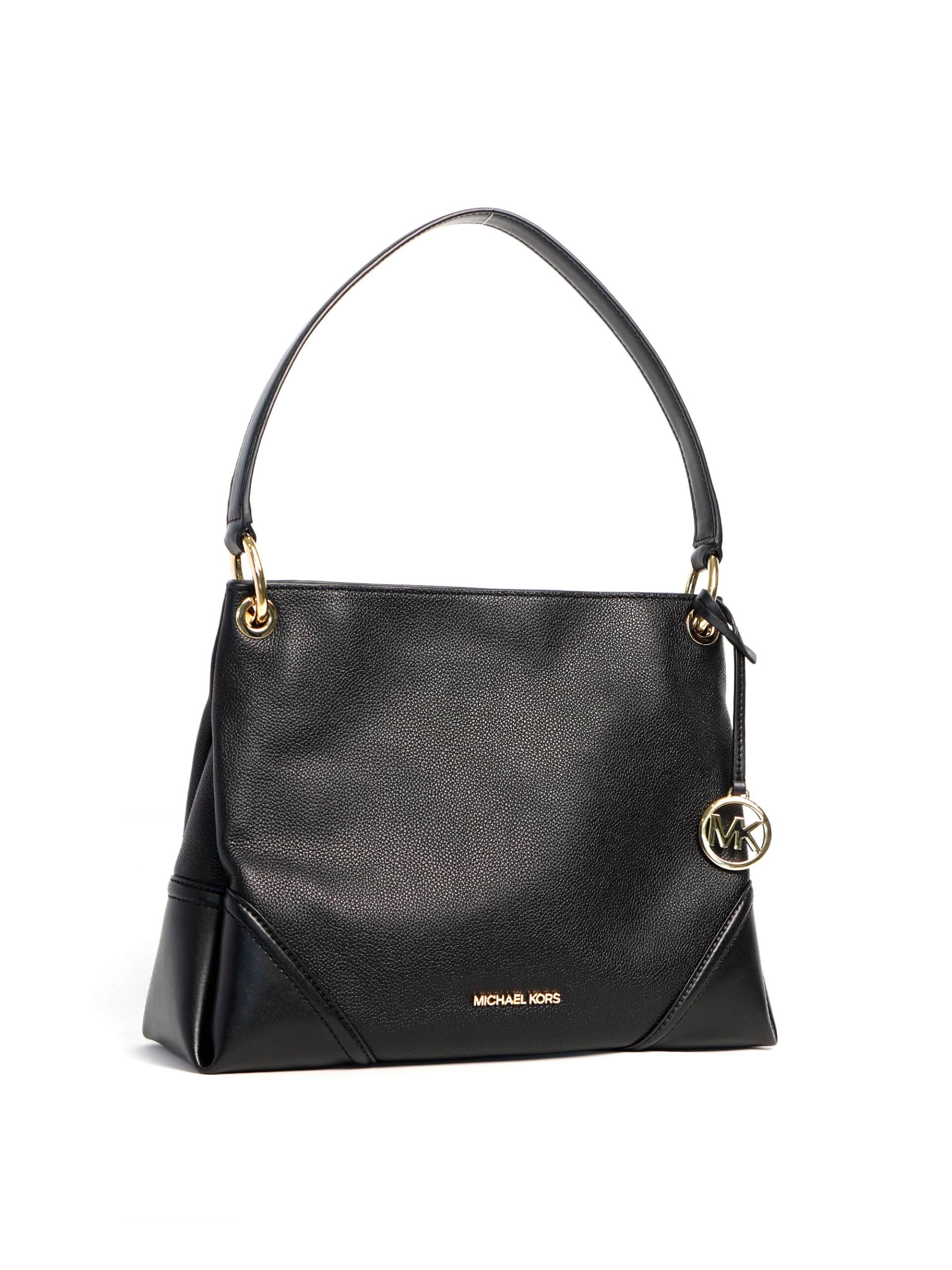 Michael Kors Nicole Medium Shoulder Bag Black - Averand