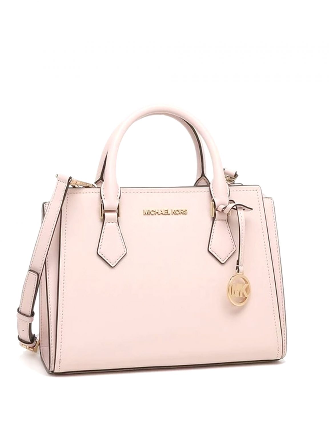 Michael Kors Hope Medium Messenger Powder Blush Averand