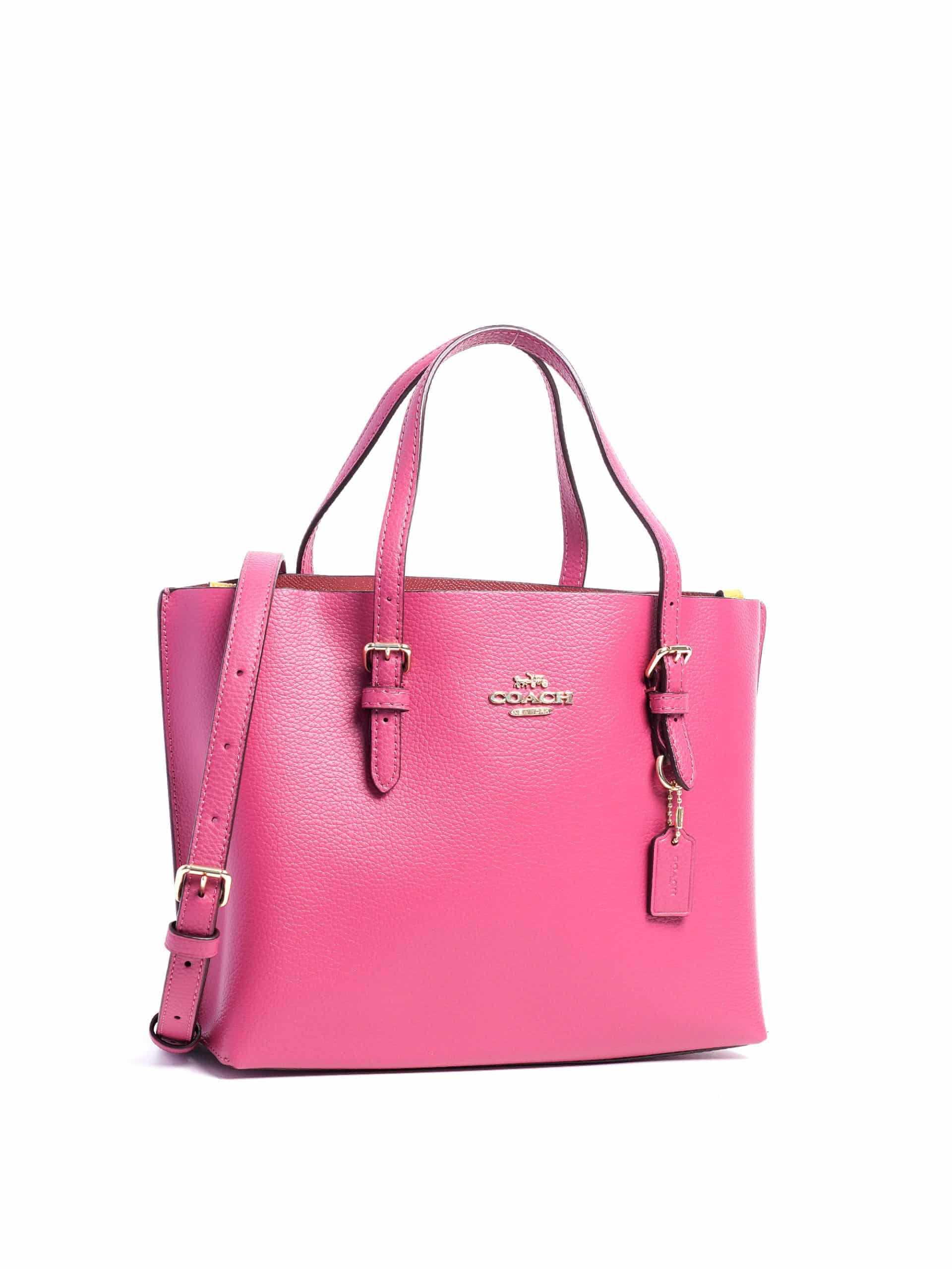 Coach Mollie Tote 25 Bright Violet Cherry - Averand