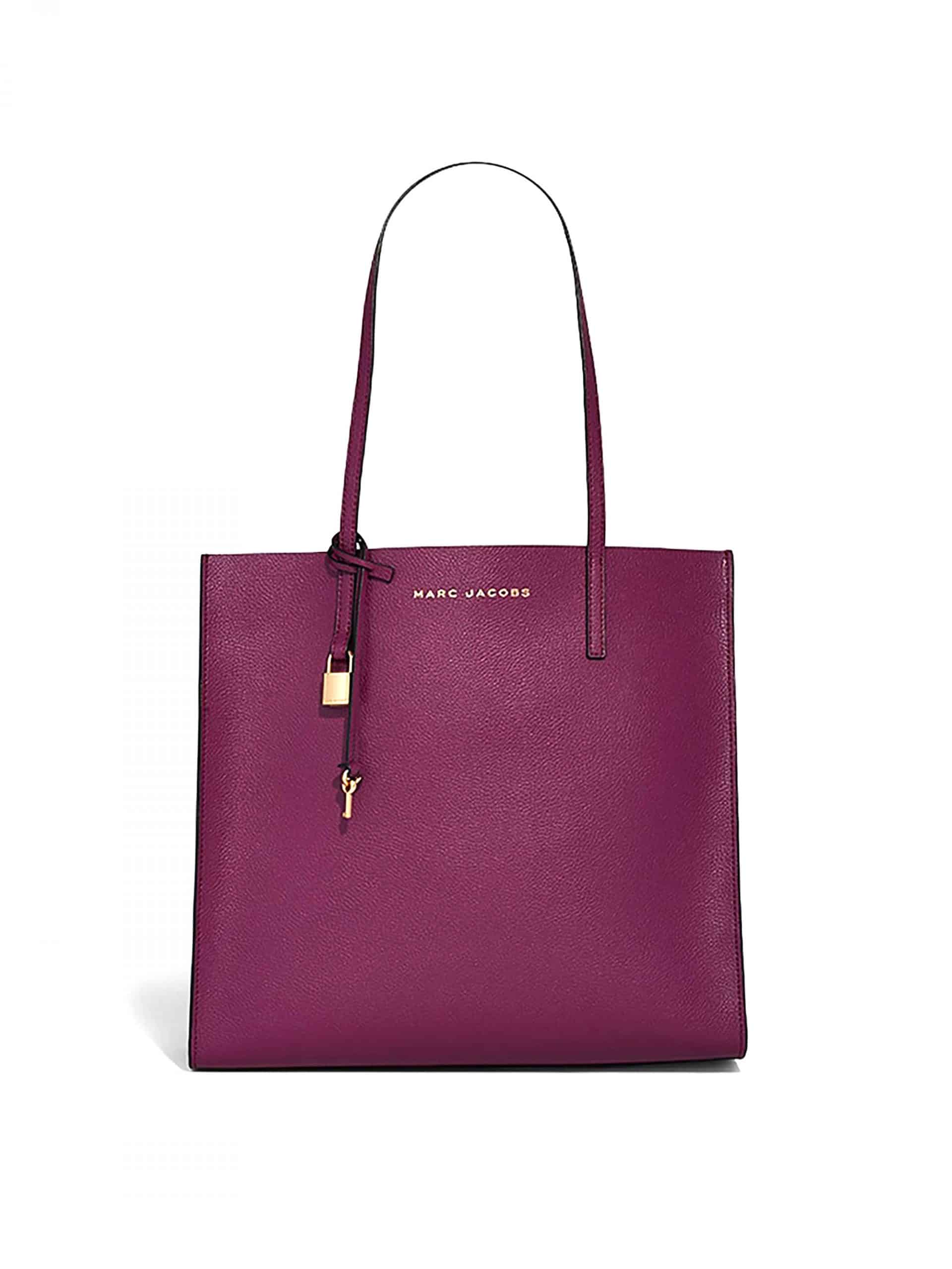 Marc Jacob Grind Tote Bag Deep Purple Averand