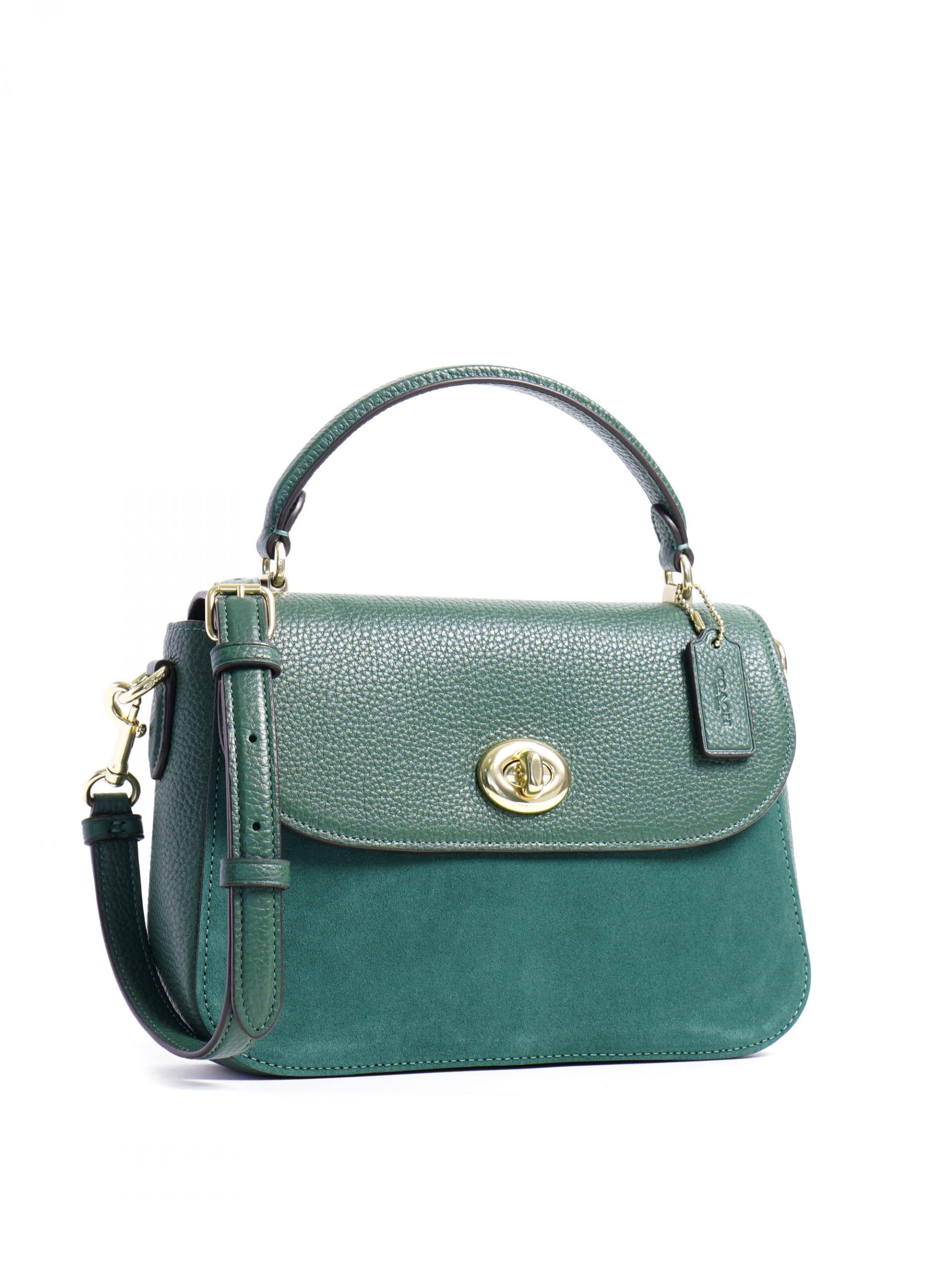 Marlie Top Handle Satchel Kelly Green Averand