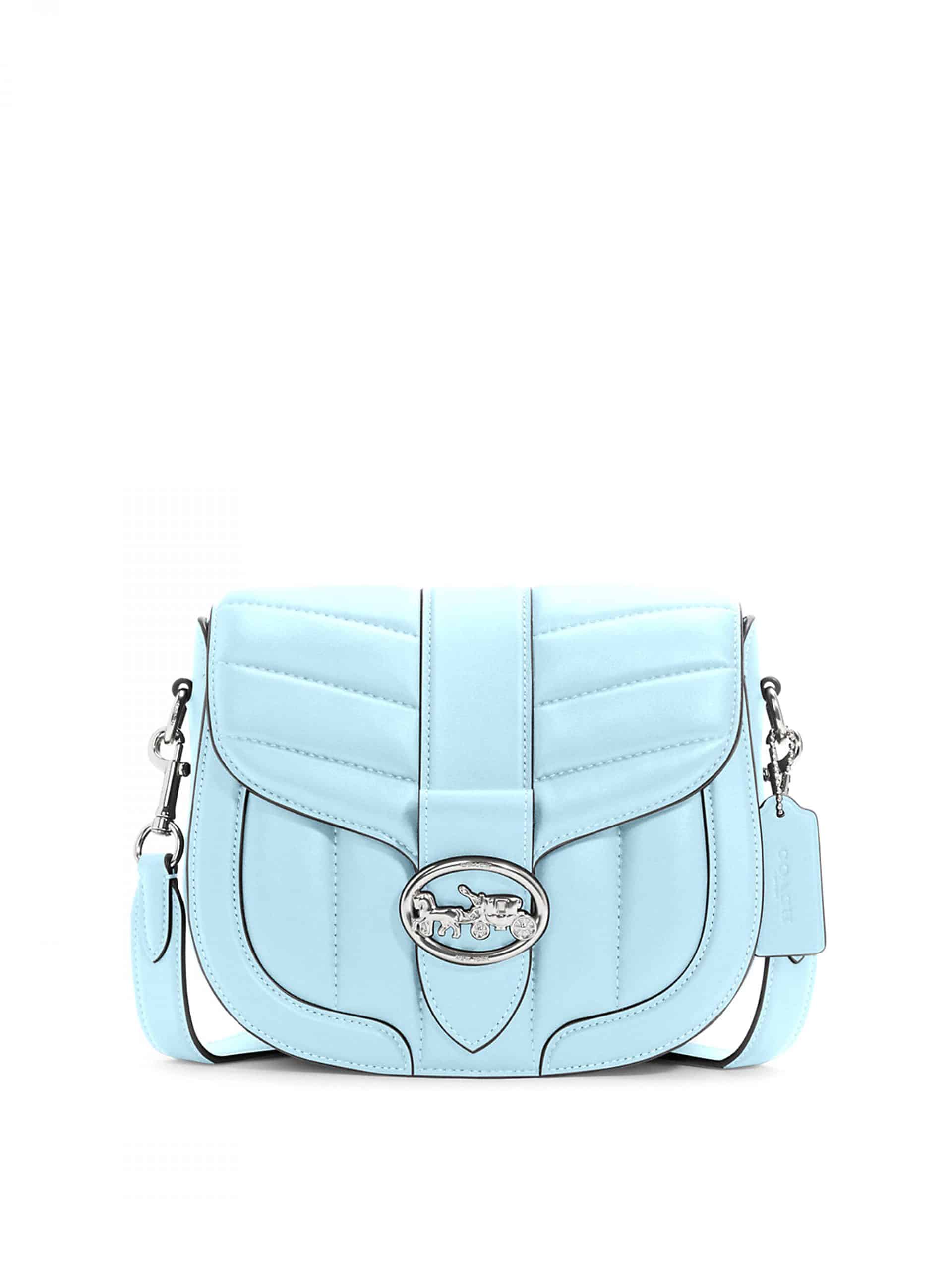 Coach Georgie Saddle Bag Quilting Waterfall Averand