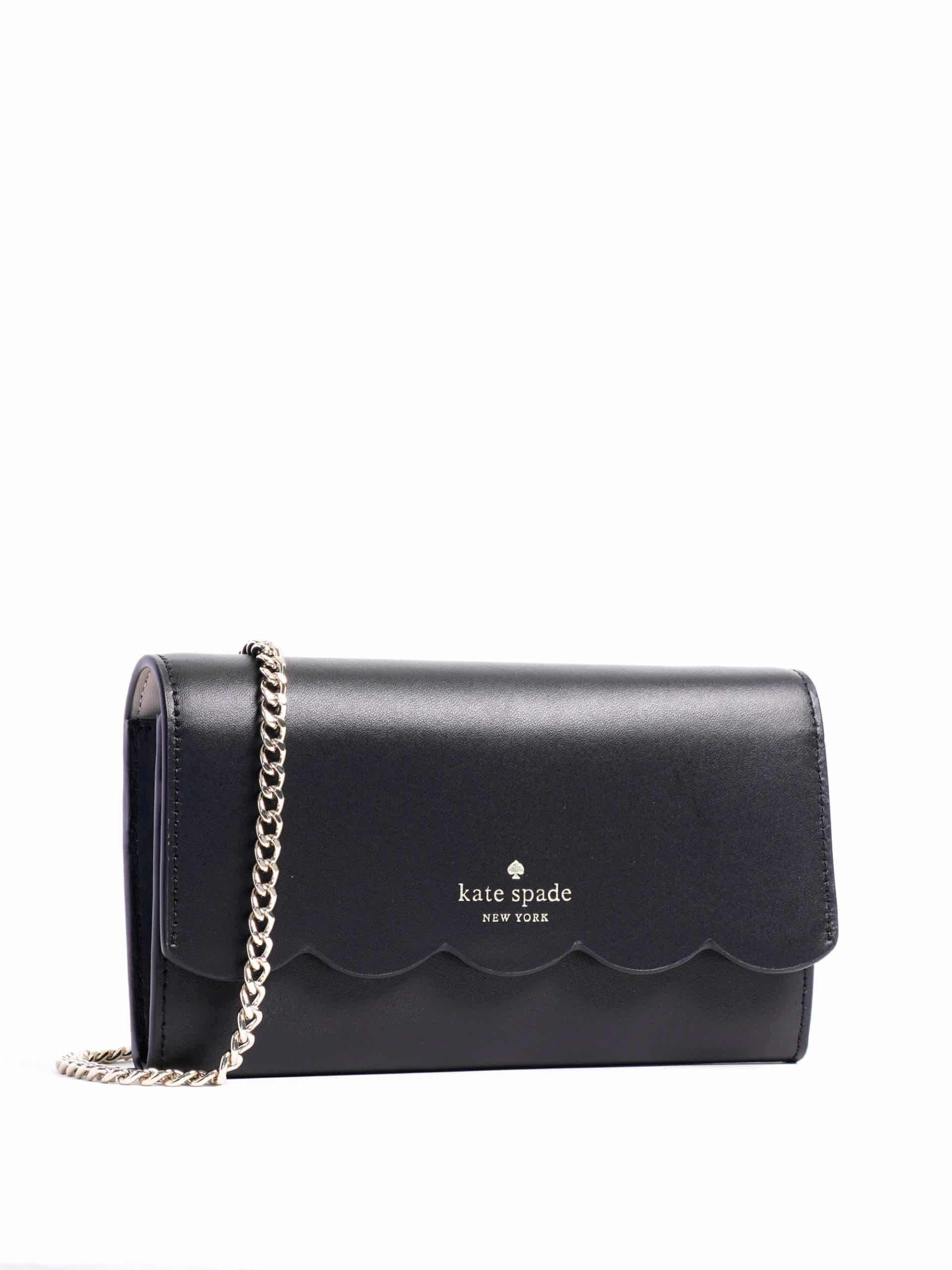 Kate Spade Gemma Wallet On Chain Black - Averand