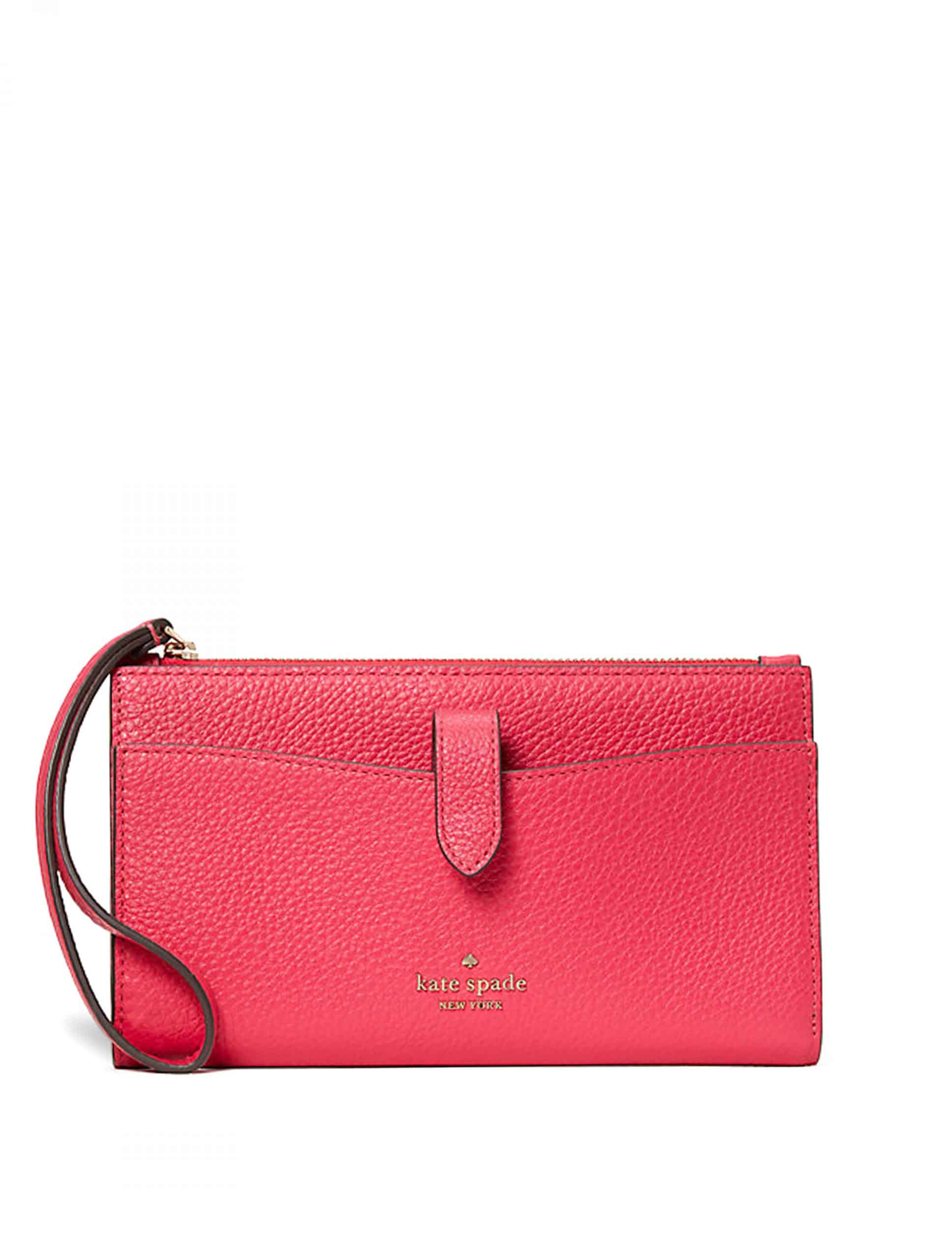 Kate Spade Leila Medium Universal Phone Wristlet Bright Rose - Averand