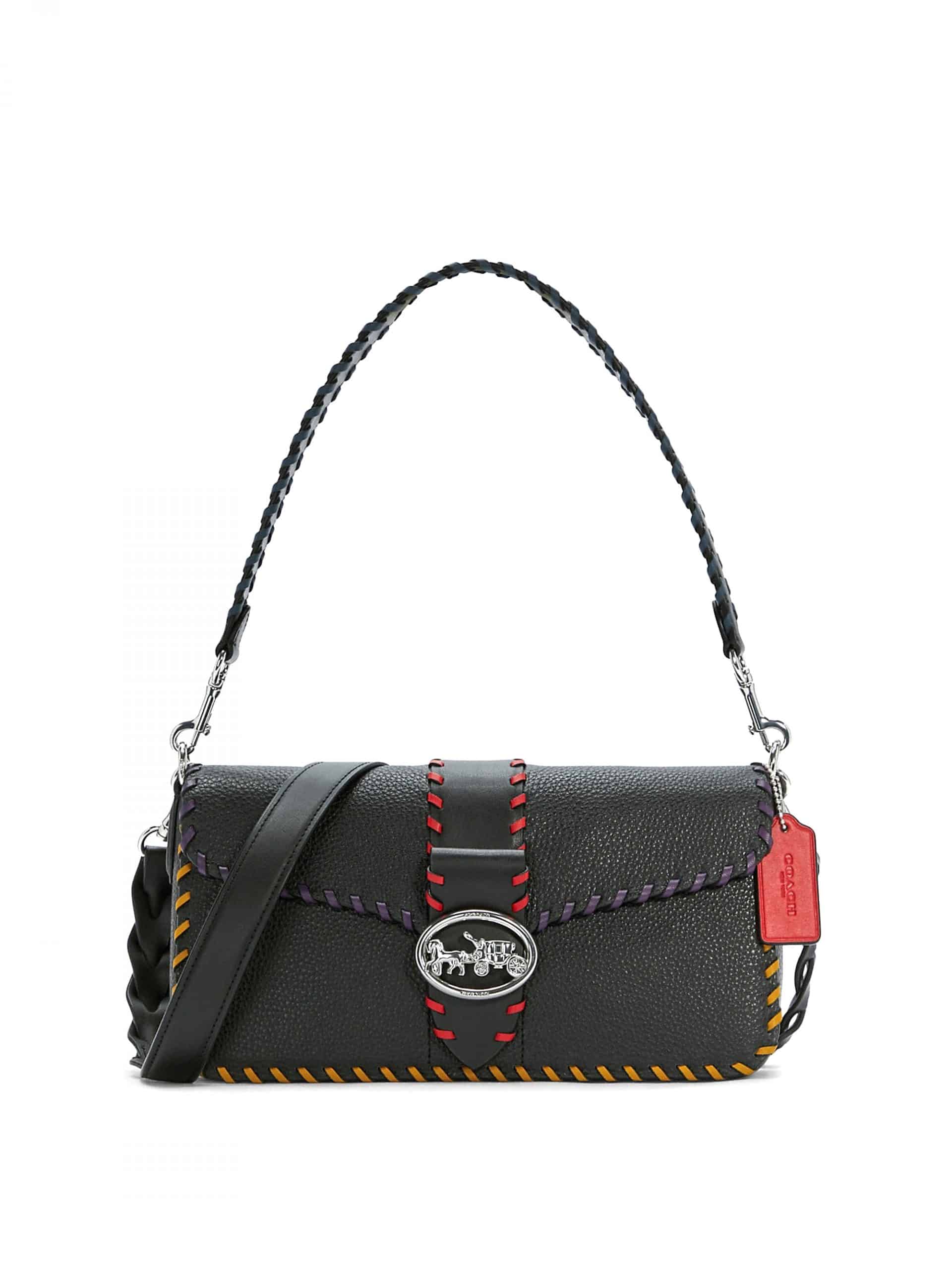 Coach Shoulder Bag Black Multi Averand