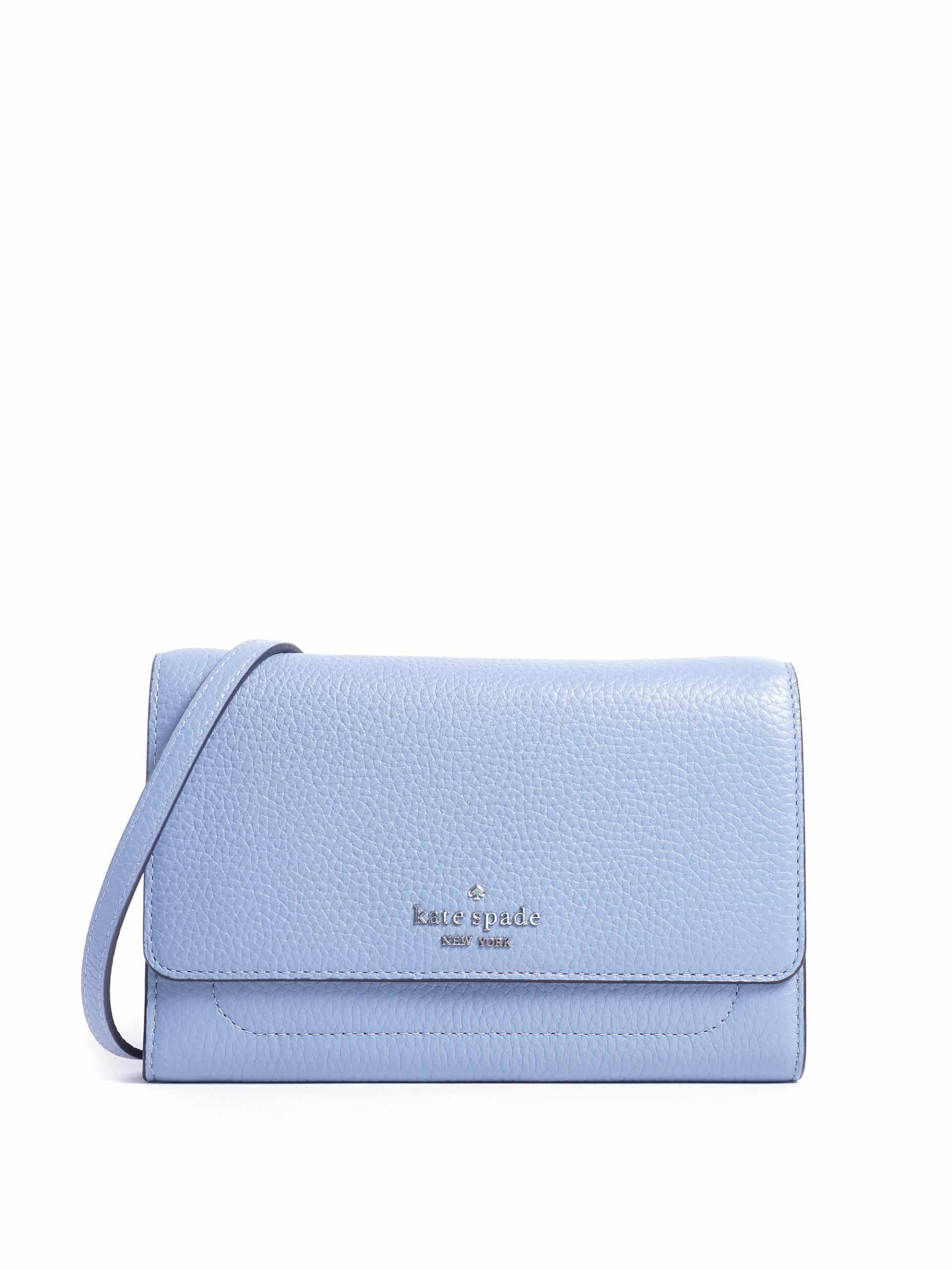 Kate Spade Harlow Wallet On A String Dusty Blue - Averand