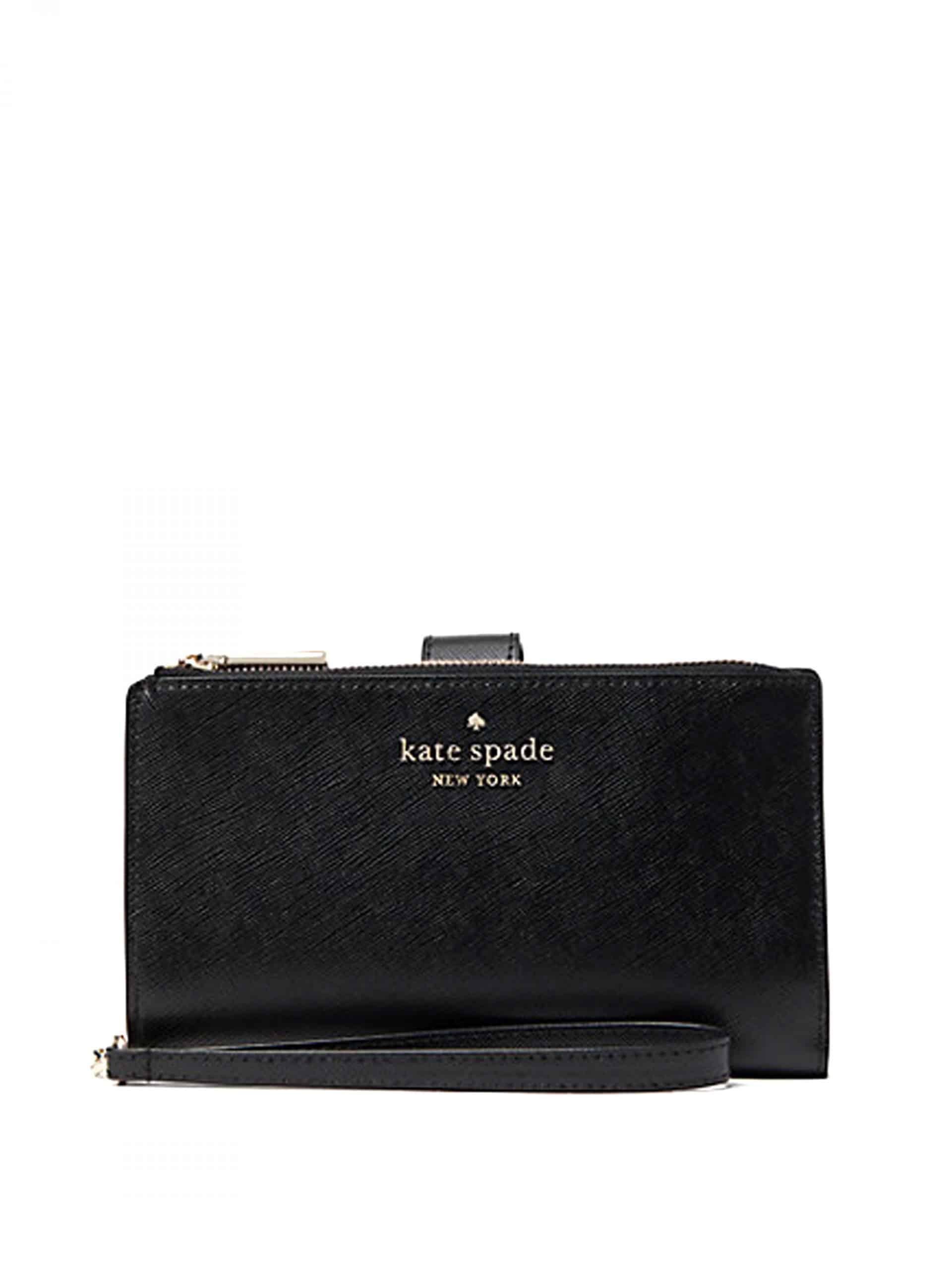 Kate Spade Staci Phone Wallet Wristlet Black Averand
