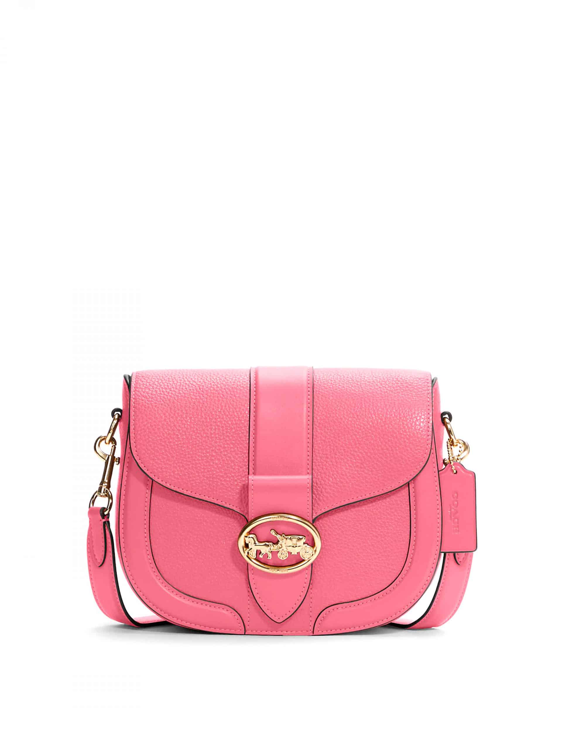 Coach Georgie Saddle Bag Confetti Pink - Averand