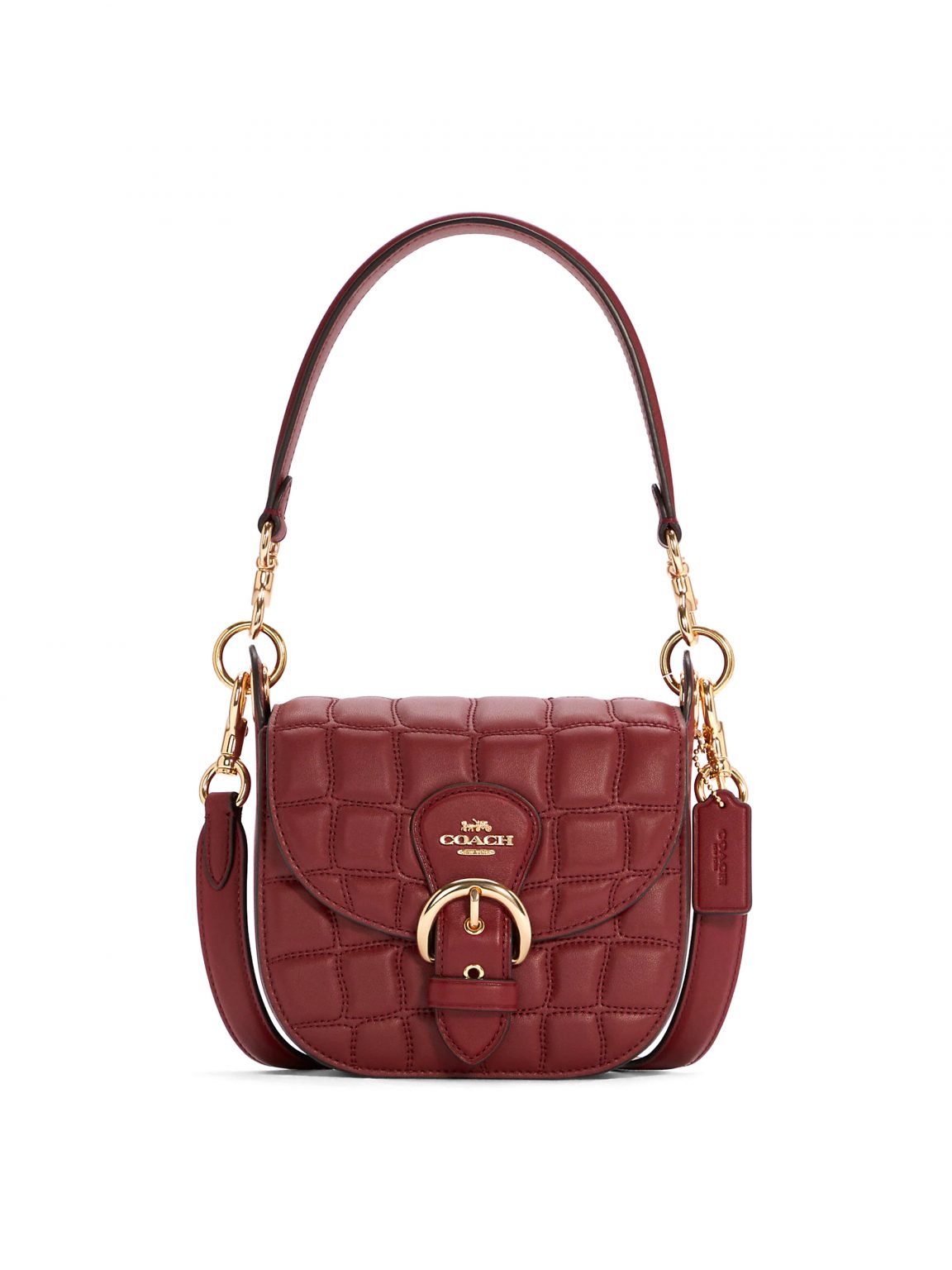 Coach Kleo Shoulder Bag 17 Quilting Cherry Averand