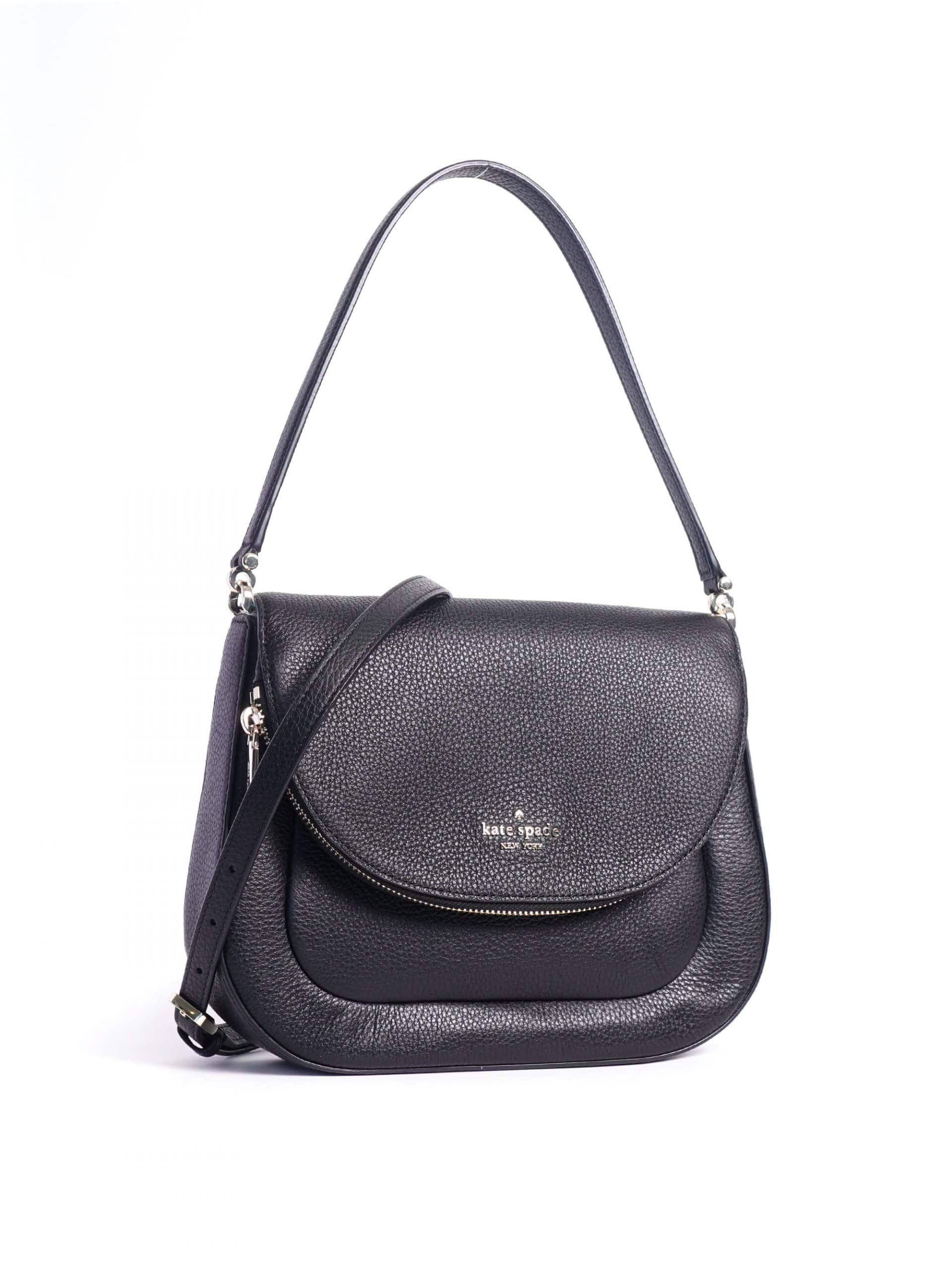 Kate Spade Leila Medium Flap Shoulder Bag Black - Averand