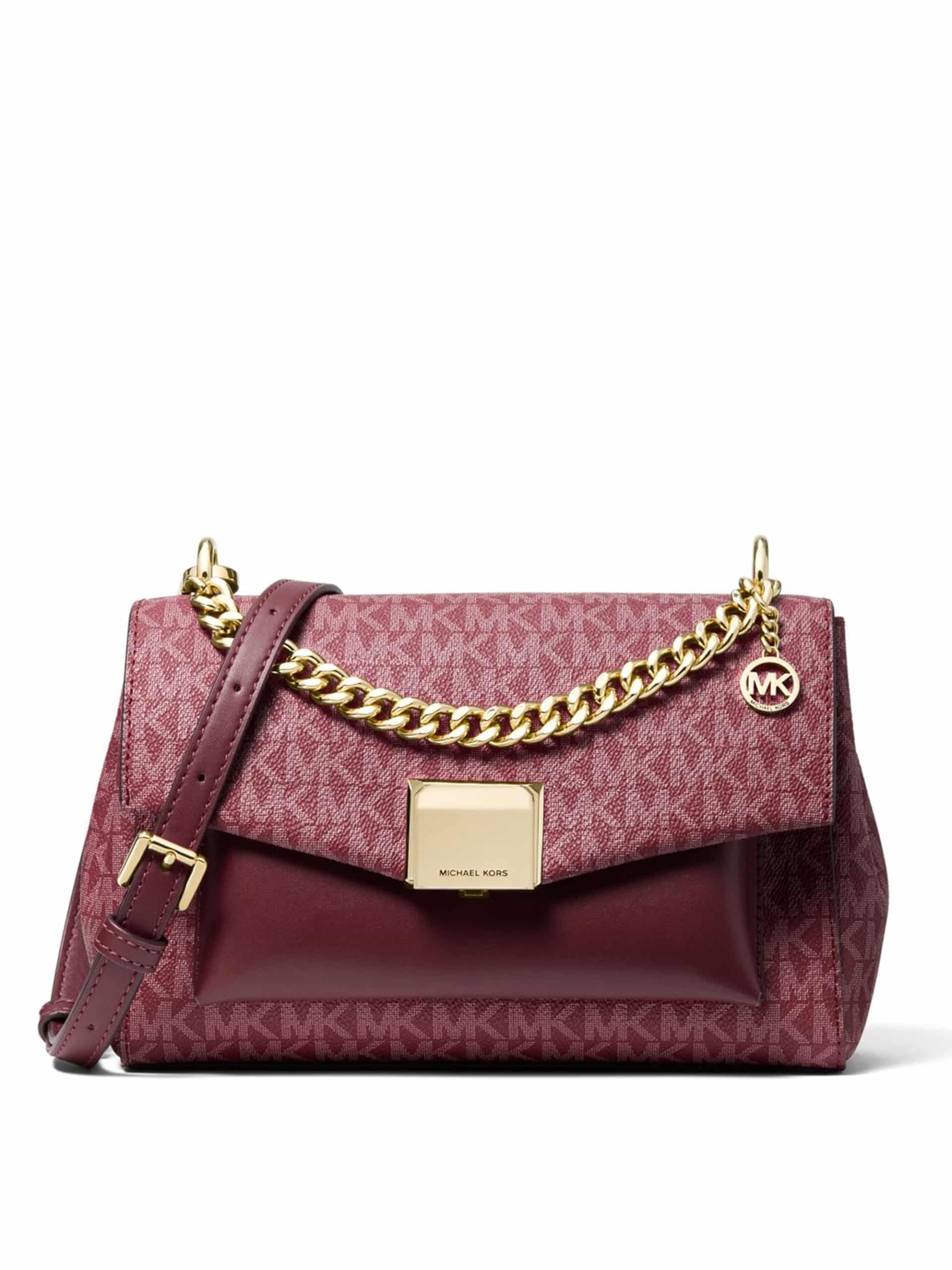 Michael kors burgundy crossbody bag on sale