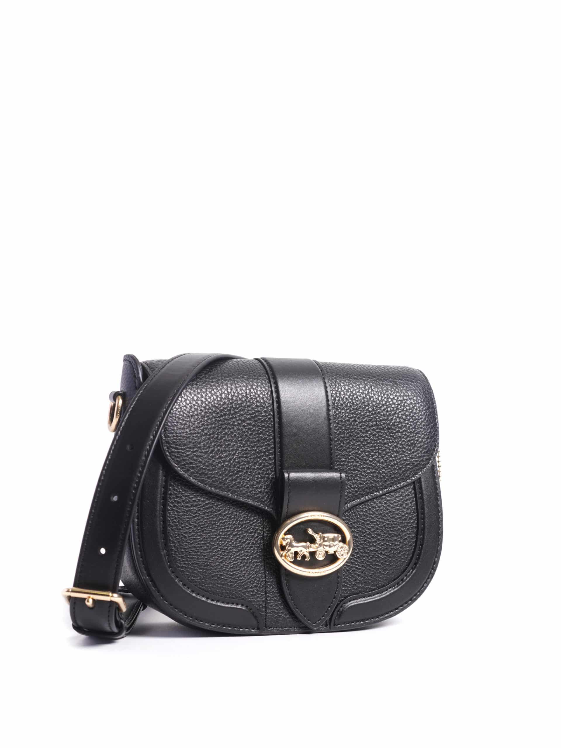 Coach Georgie Saddle Bag Black - Averand