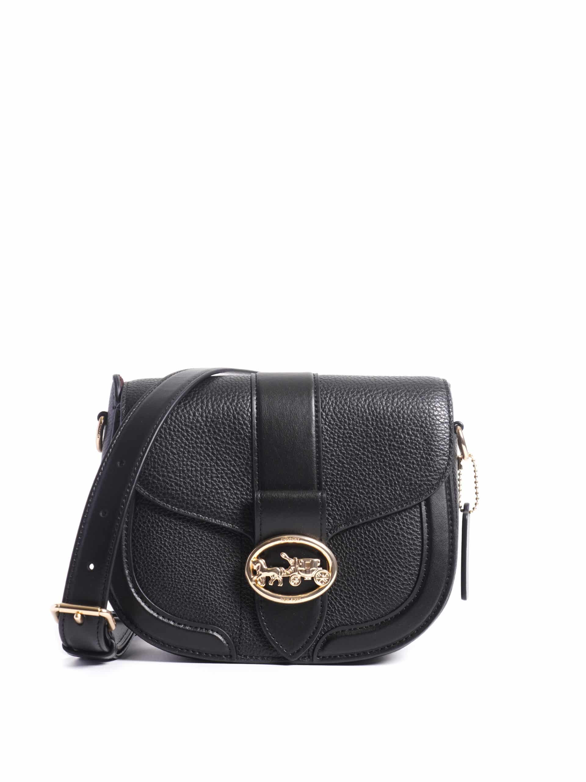 Coach Georgie Saddle Bag Black - Averand