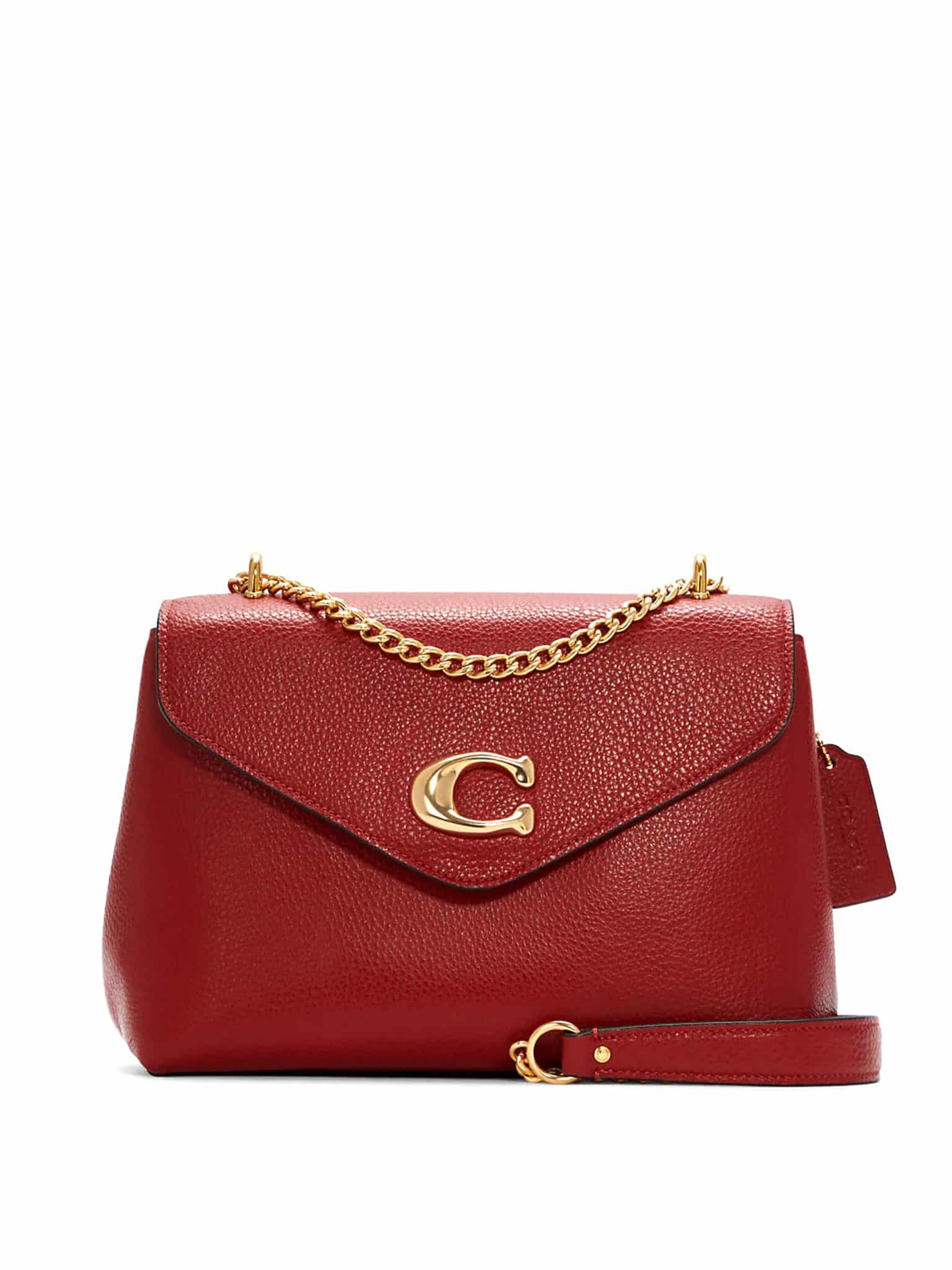 Coach Tammie Shoulder Bag 1941 Gold Red Averand
