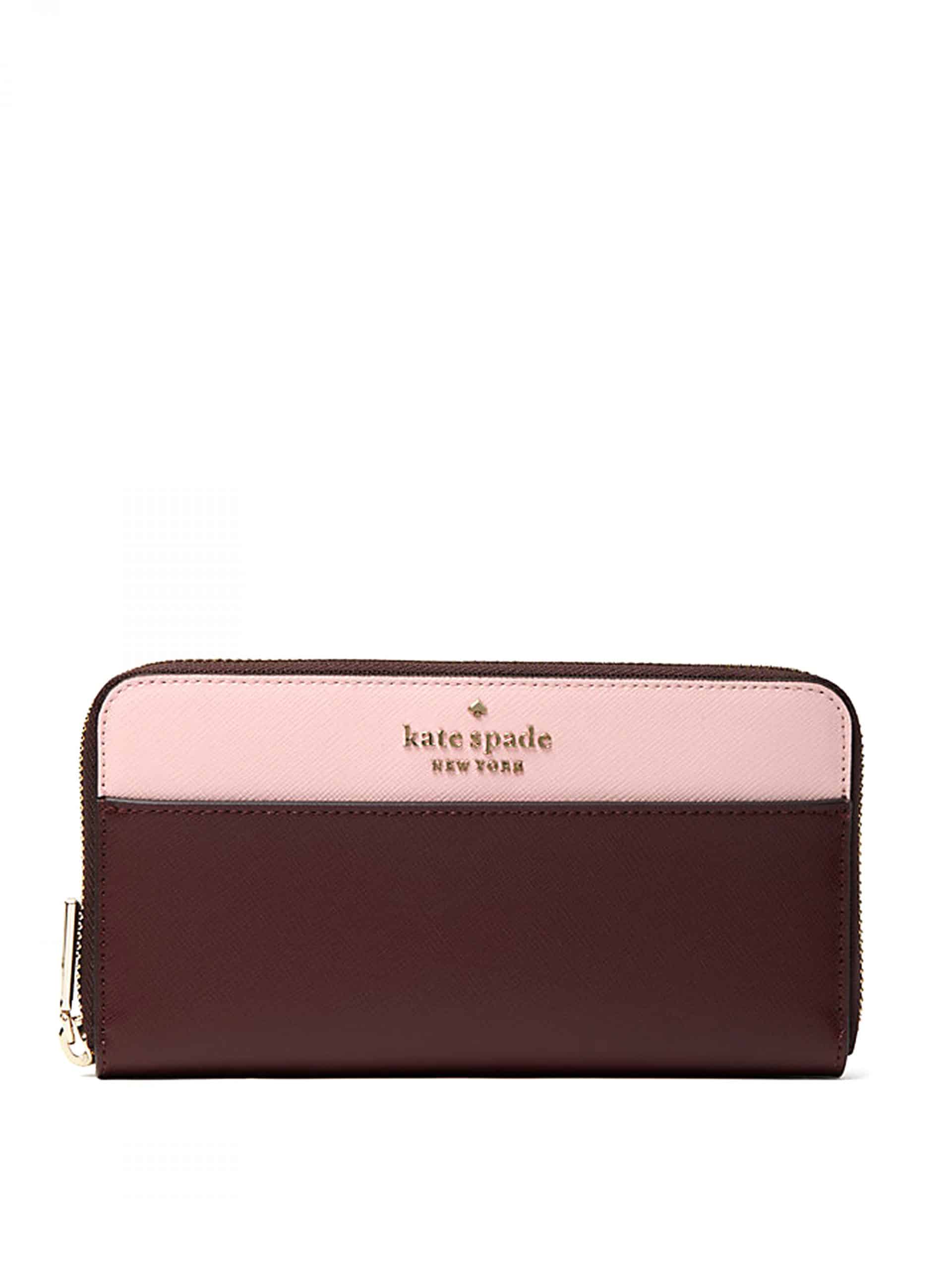 Kate Spade Staci Continental Large Wallet Rose Smoke Multi - Averand