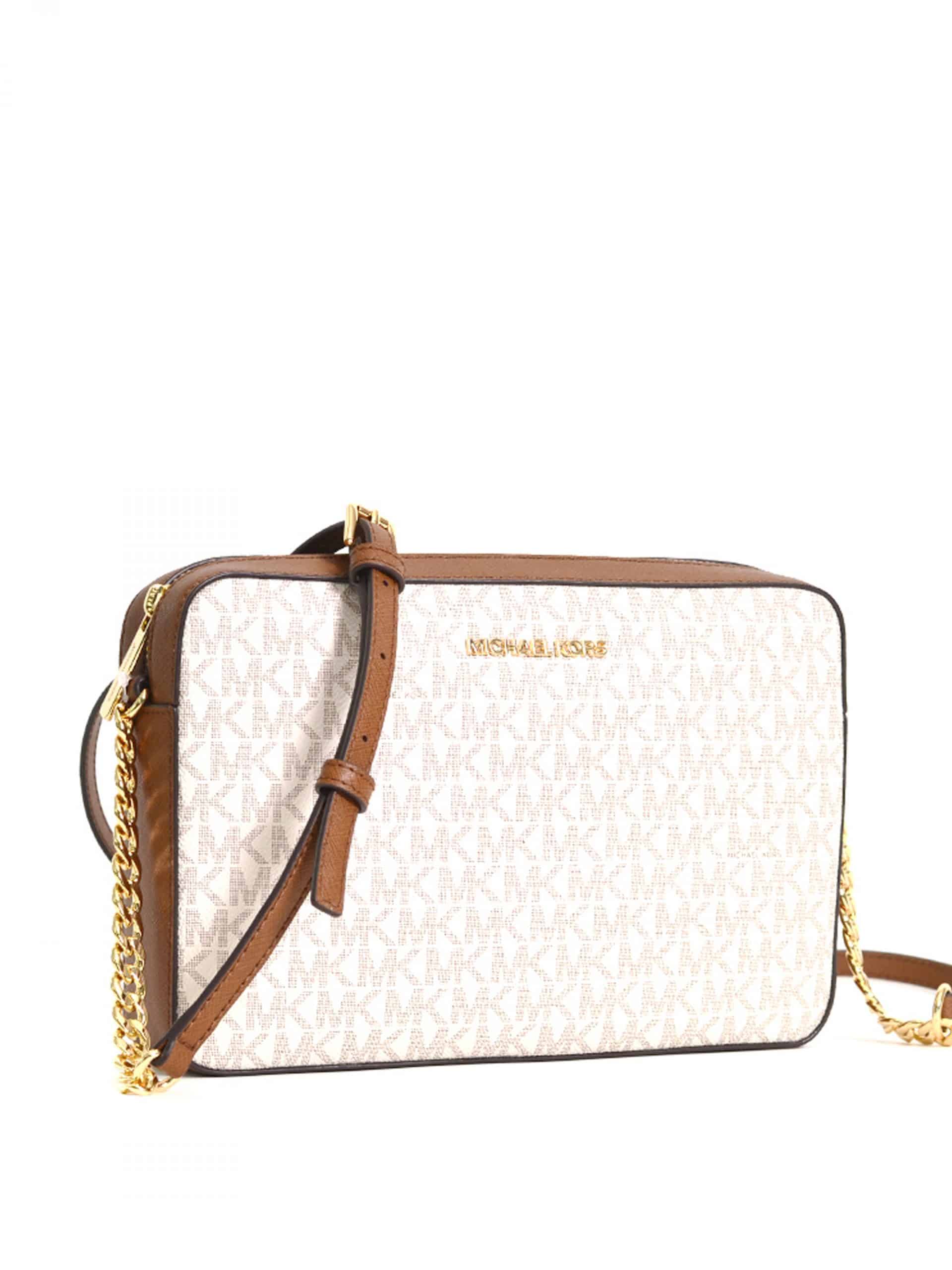 Michael Kors, Bags, Michael Kors Jet Set Item Large Ew Crossbody Vanilla