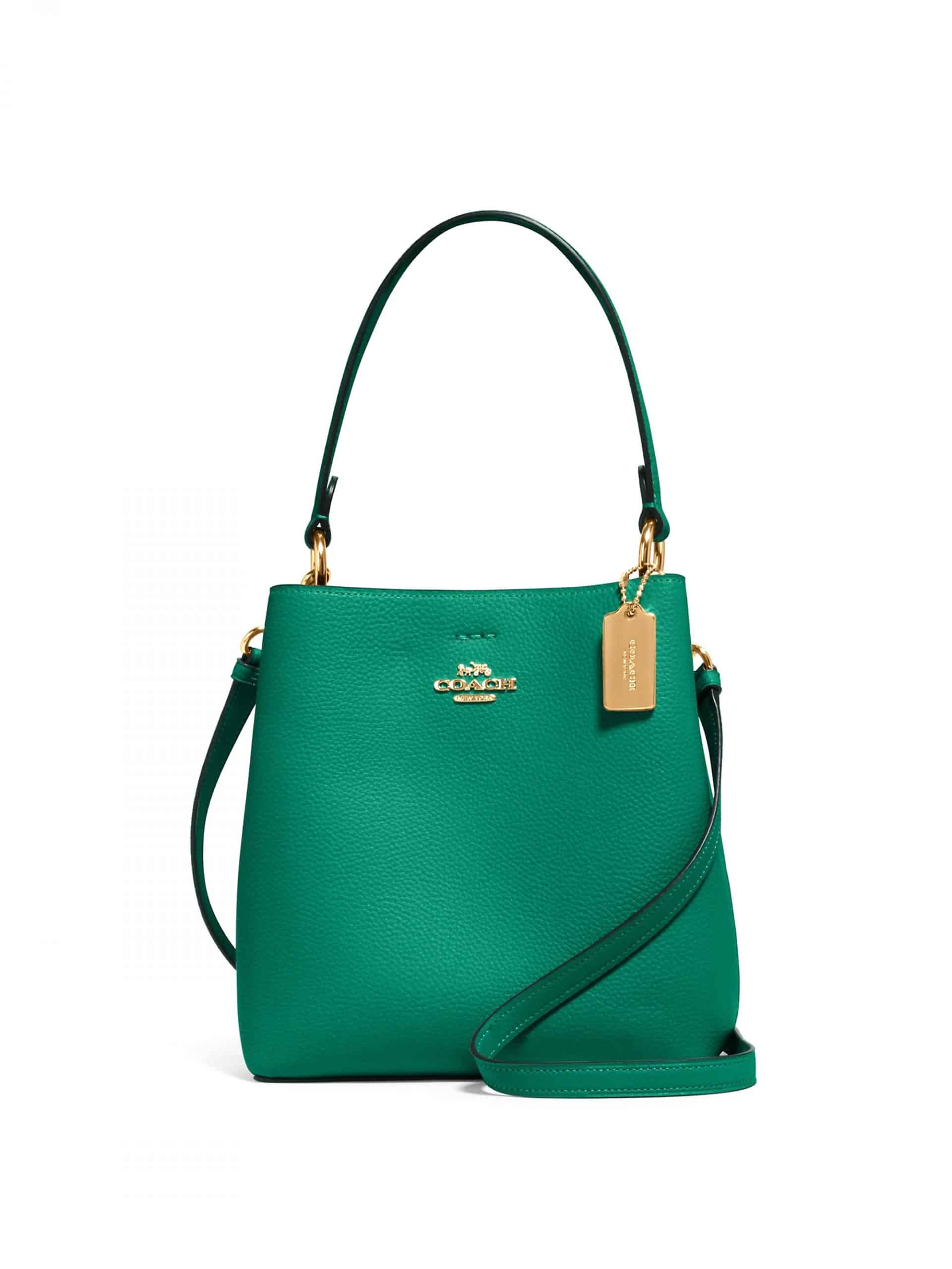 Coach Small Town Bucket Bag Bright Jade Averand