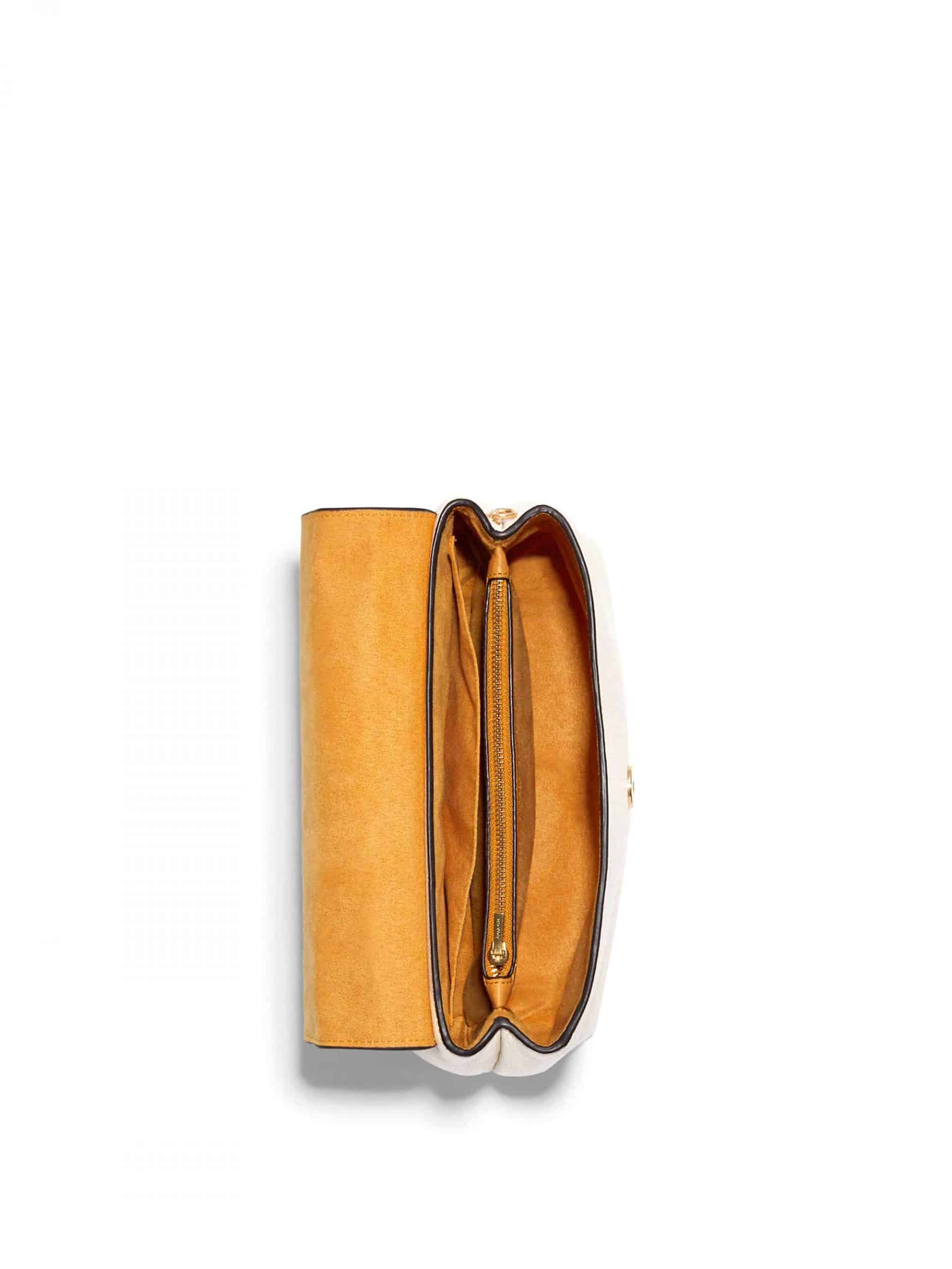 Coach Tammie Shoulder Bag Colorblock Chalk Electric Red Multi Averand