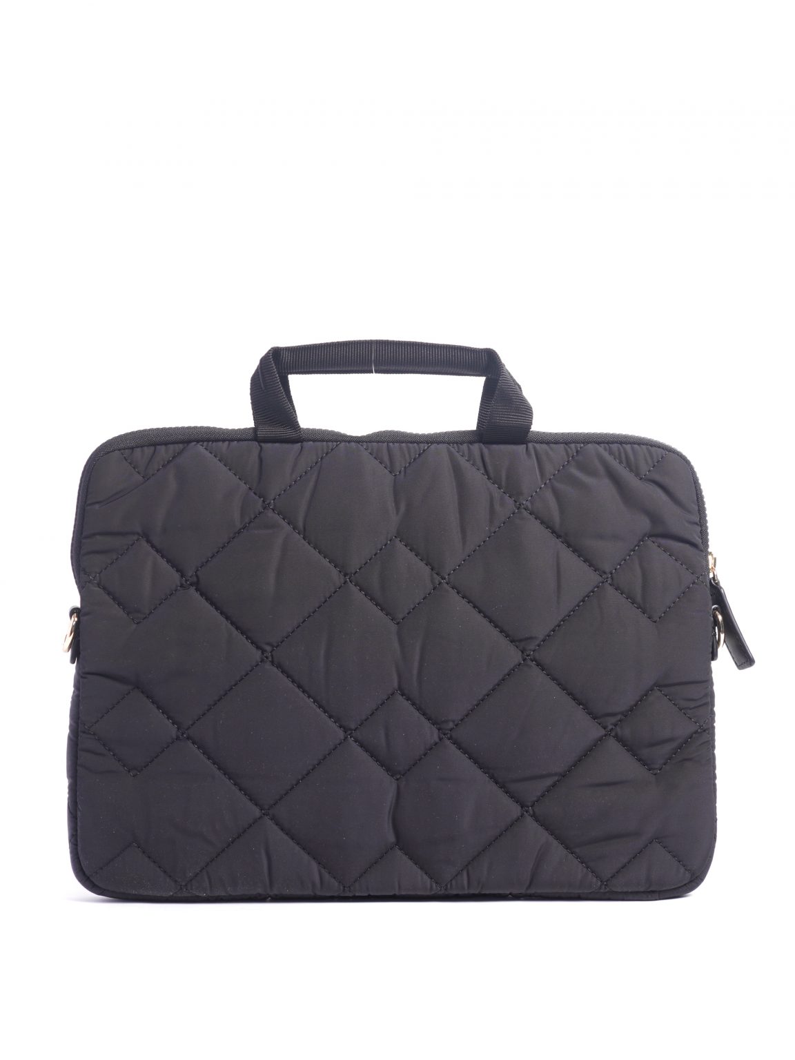 Marc Jacobs Quilted Nylon Laptop Bag Black Averand