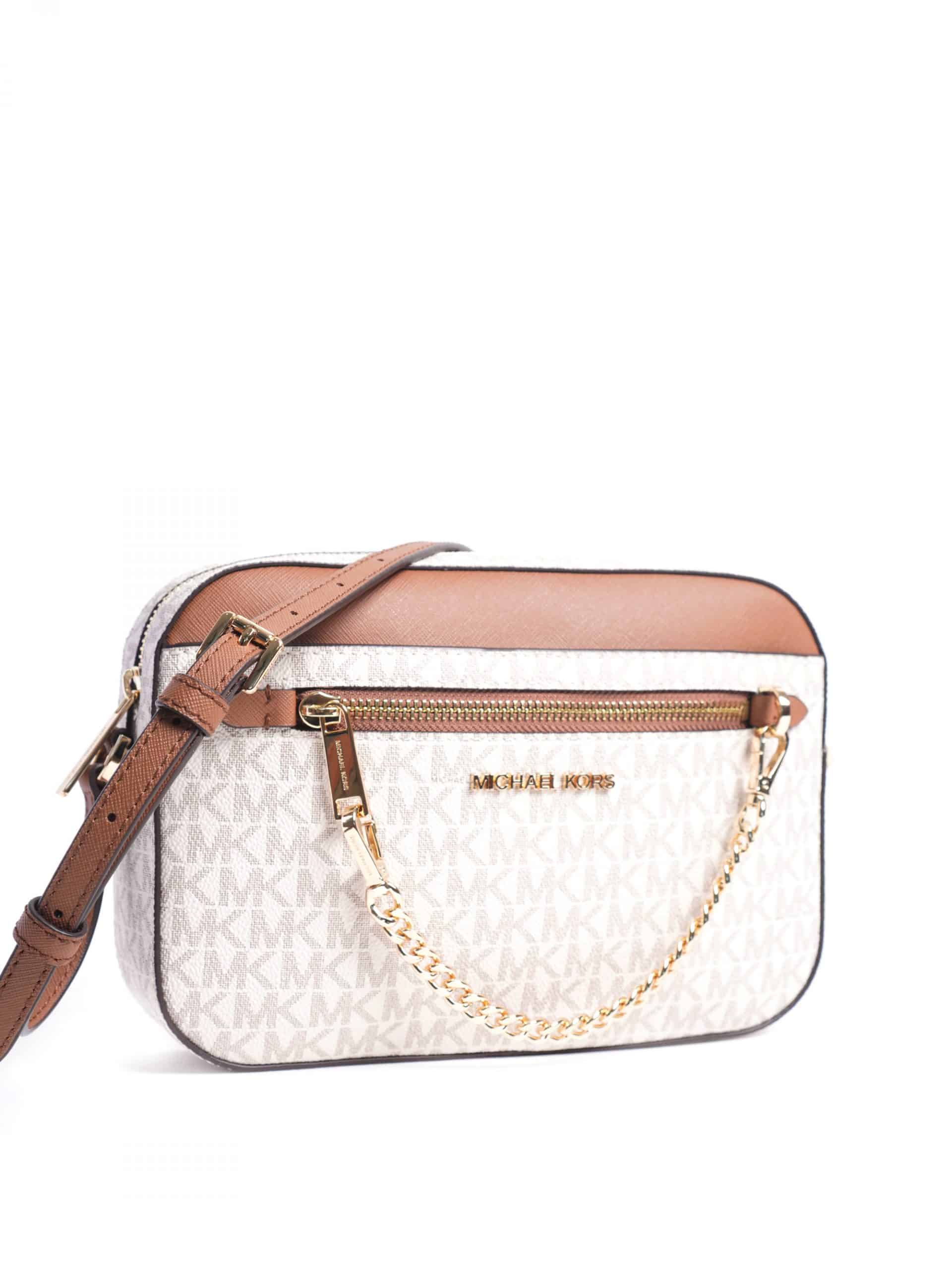 Michael Kors Jet Set Item Large East West Zip Chain Crossbody