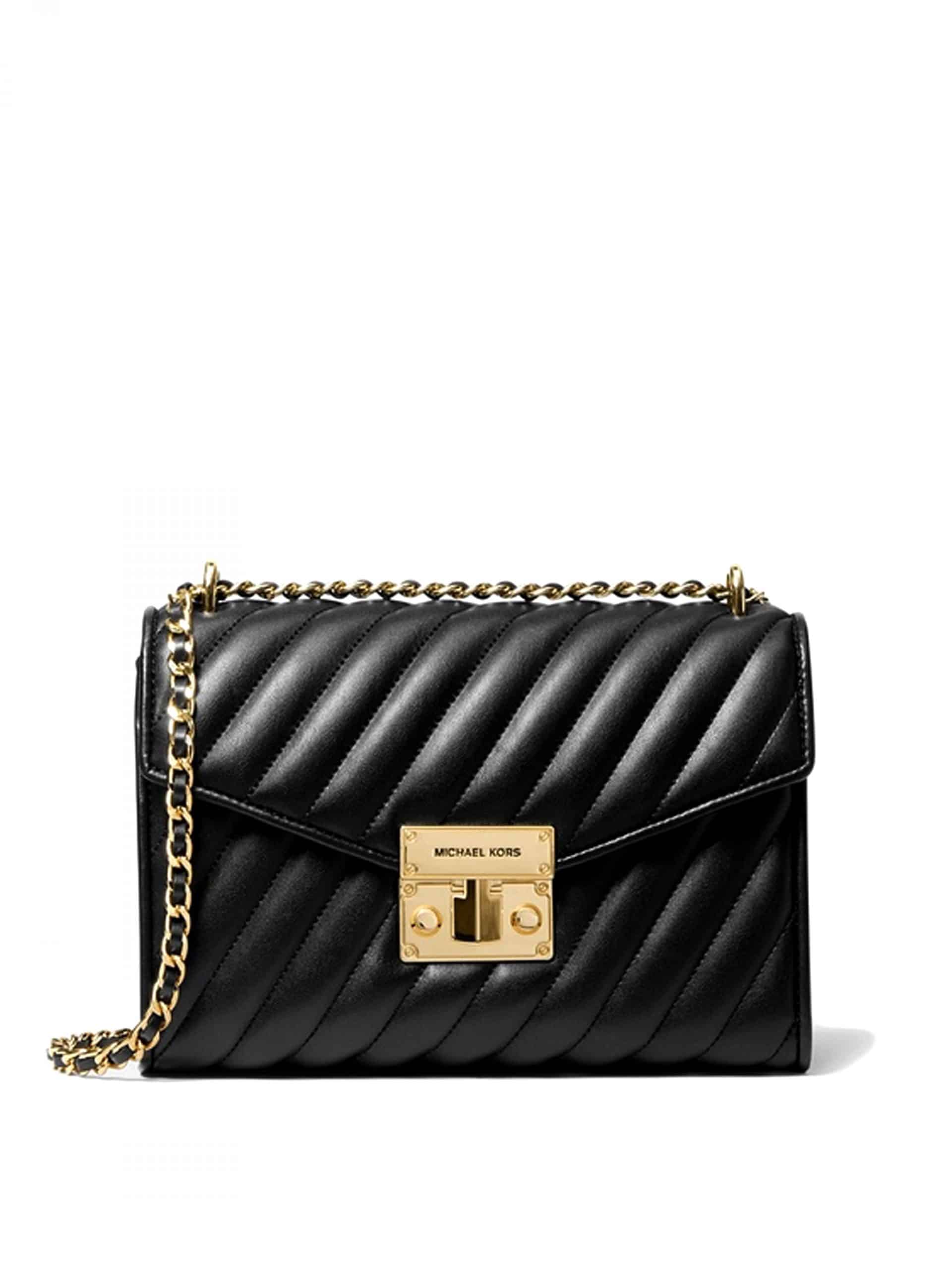 Michael Kors Rose Small Crossbody Quilted Black ETA 11th Mar - Averand