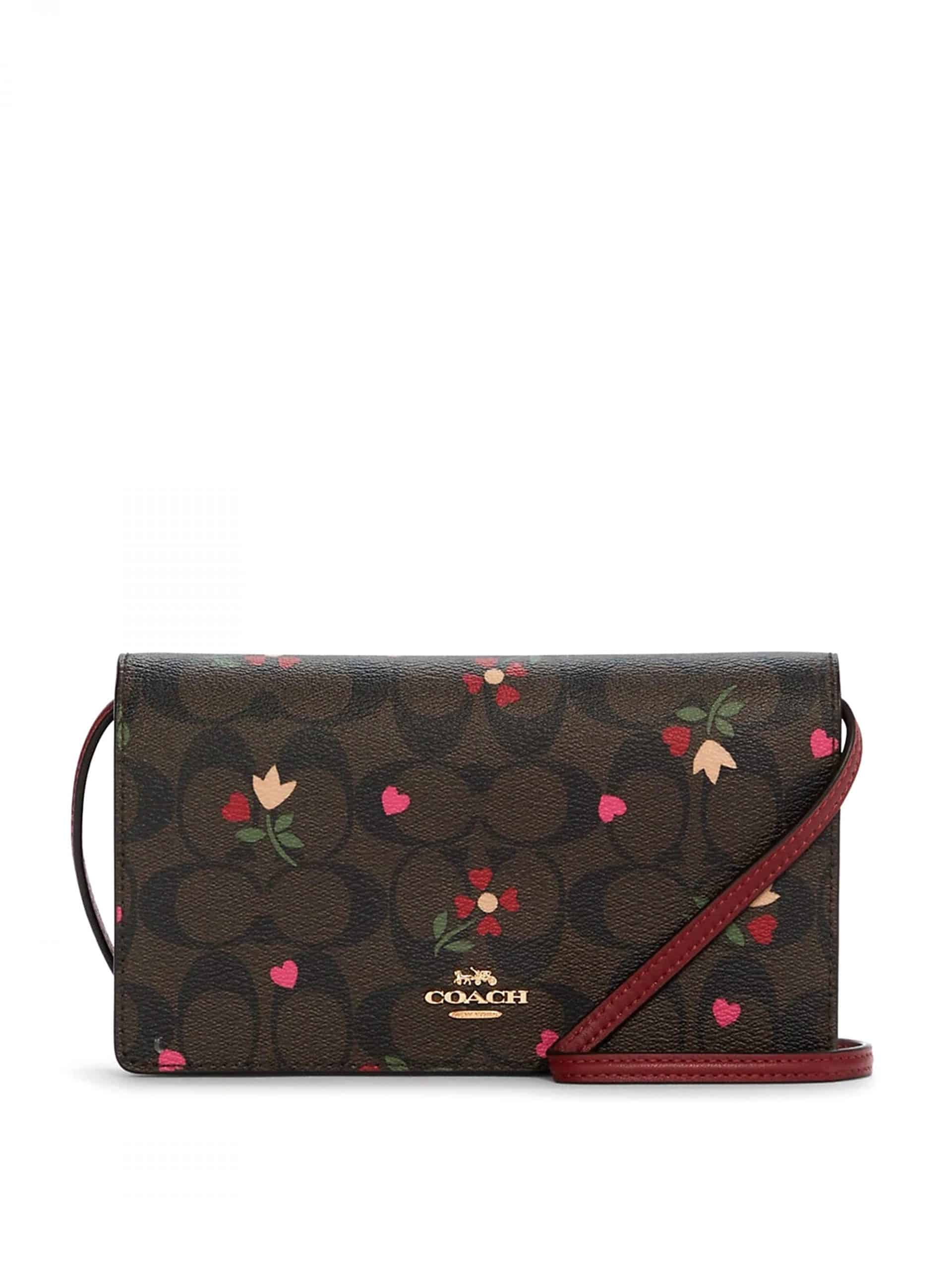 Hayden foldover crossbody clutch with hearts deals