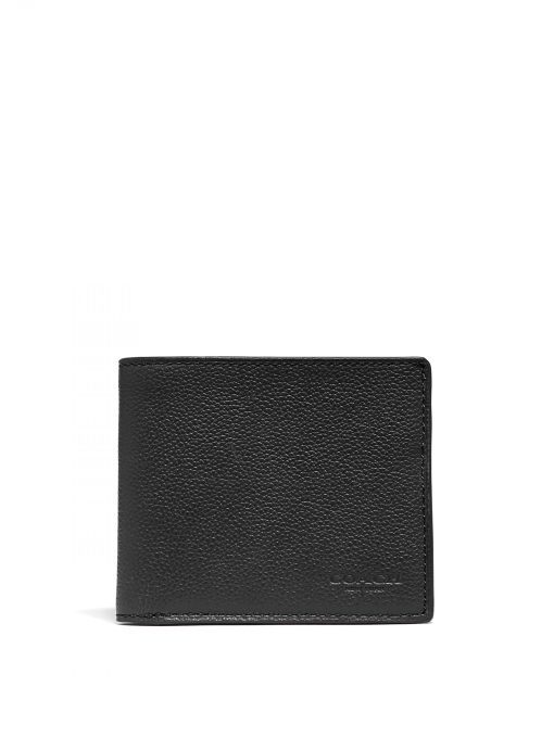 Coach ID Billfold Wallet Black Averand