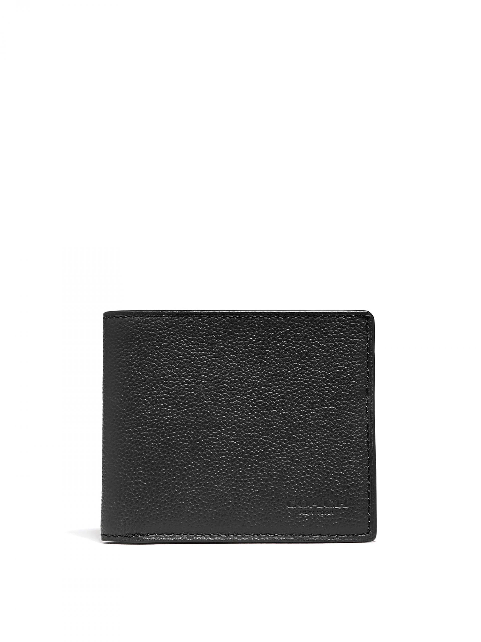 Coach ID Billfold Wallet Black Averand