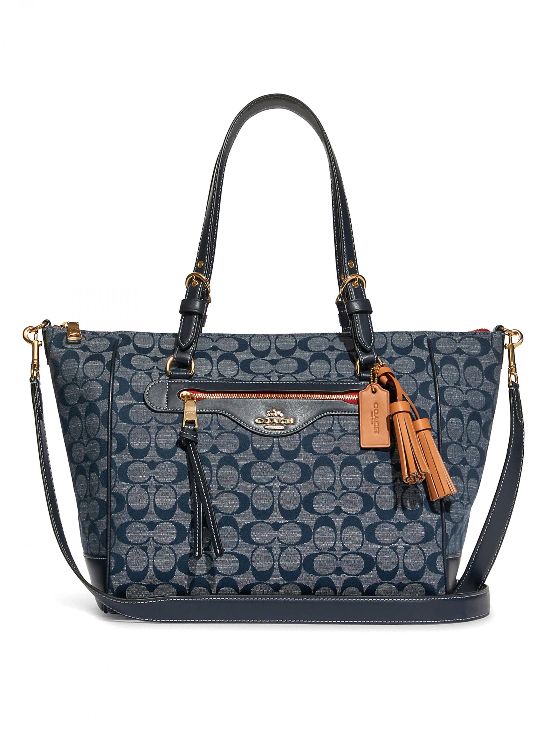 Coach Kleo Carryall Chambray Signature Denim Multi Averand