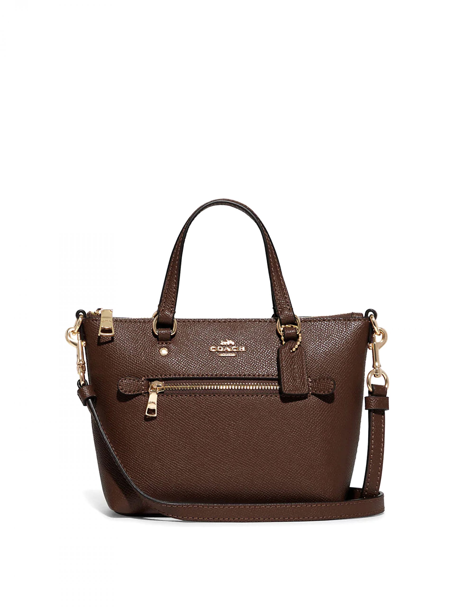 Coach Mini Gallery Crossbody Dark Saddle Averand