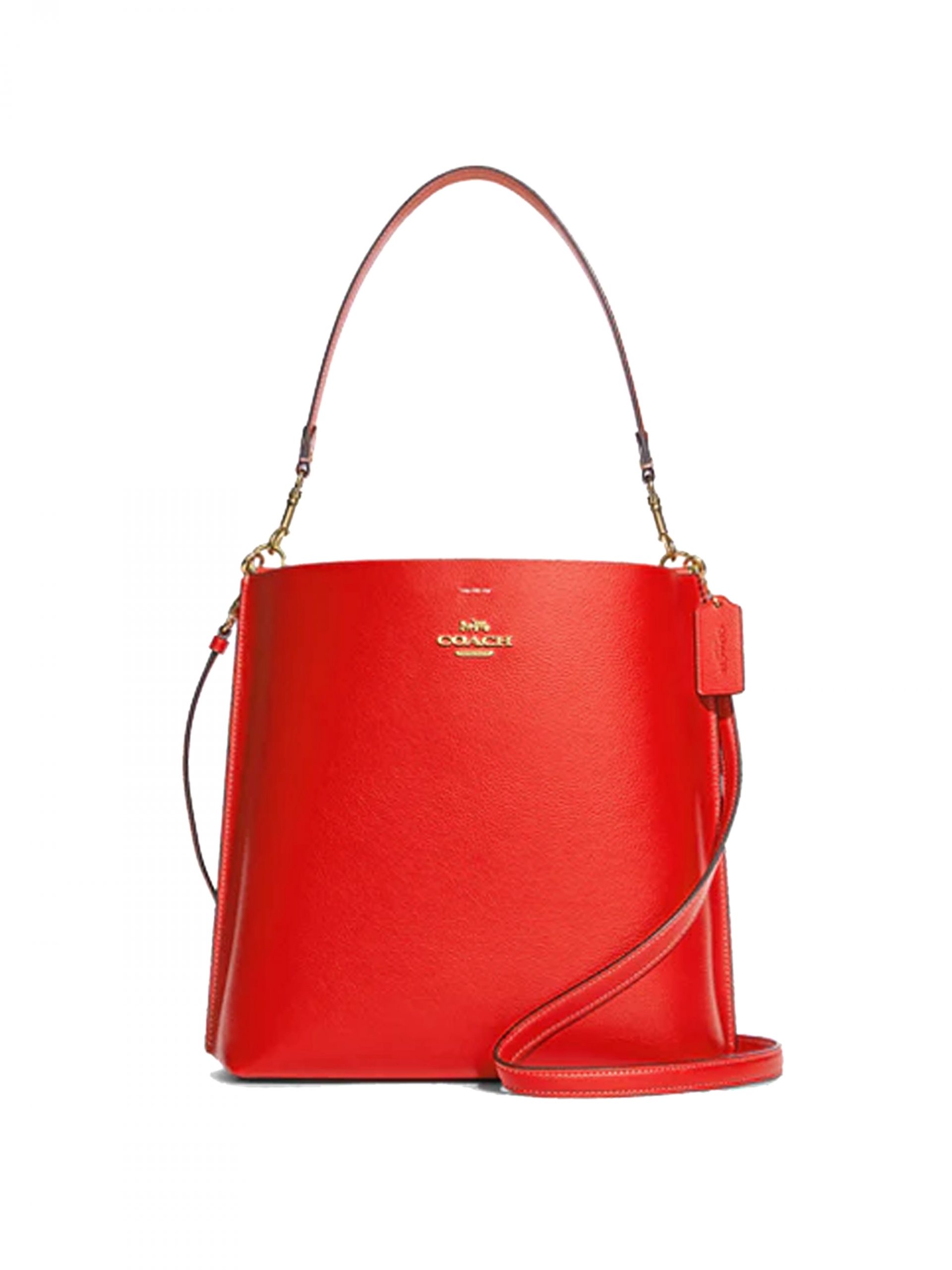 Coach red bucket bag outlet