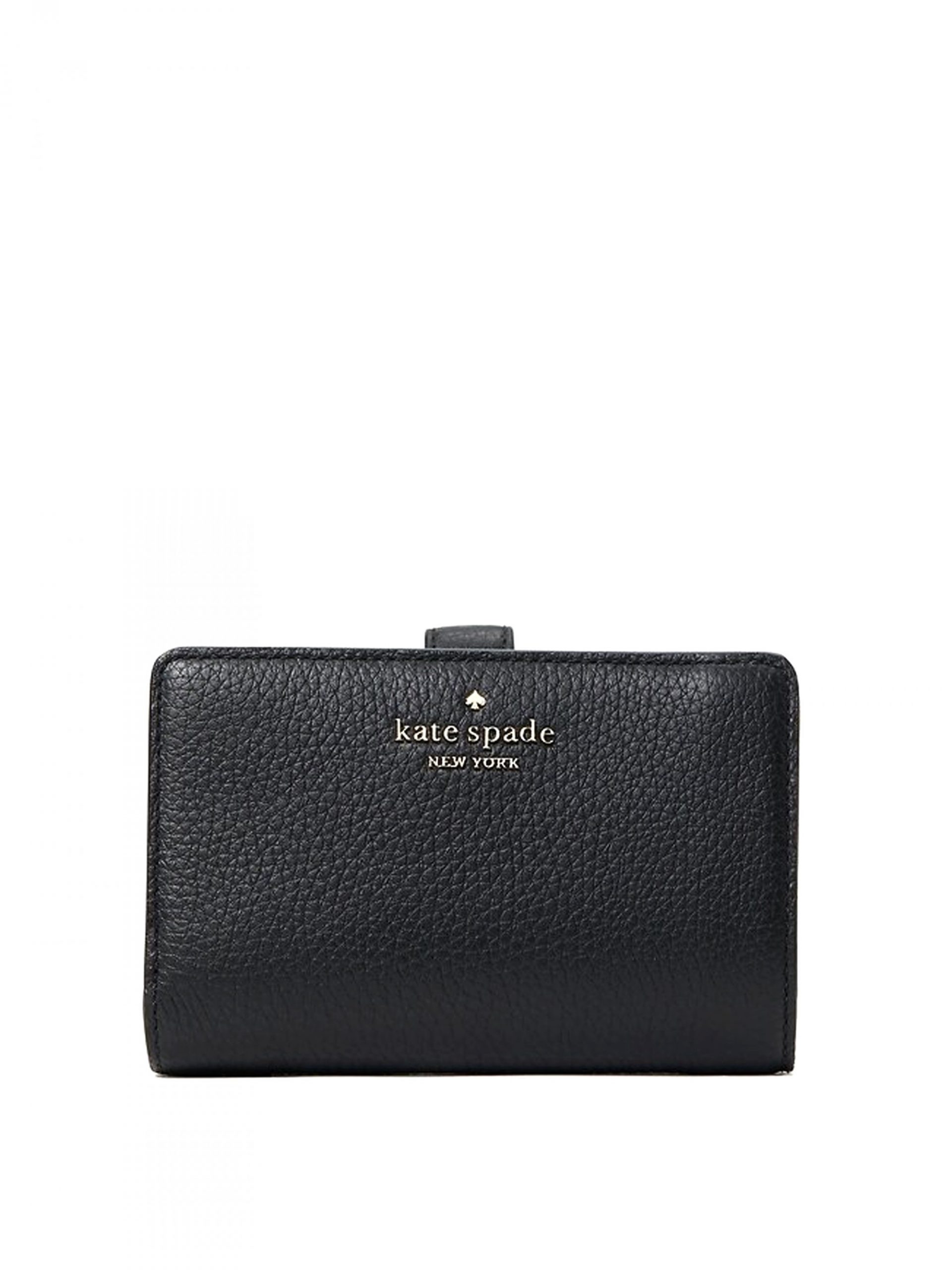 Kate Spade Leila Medium Compact Bifold Wallet Black - Averand