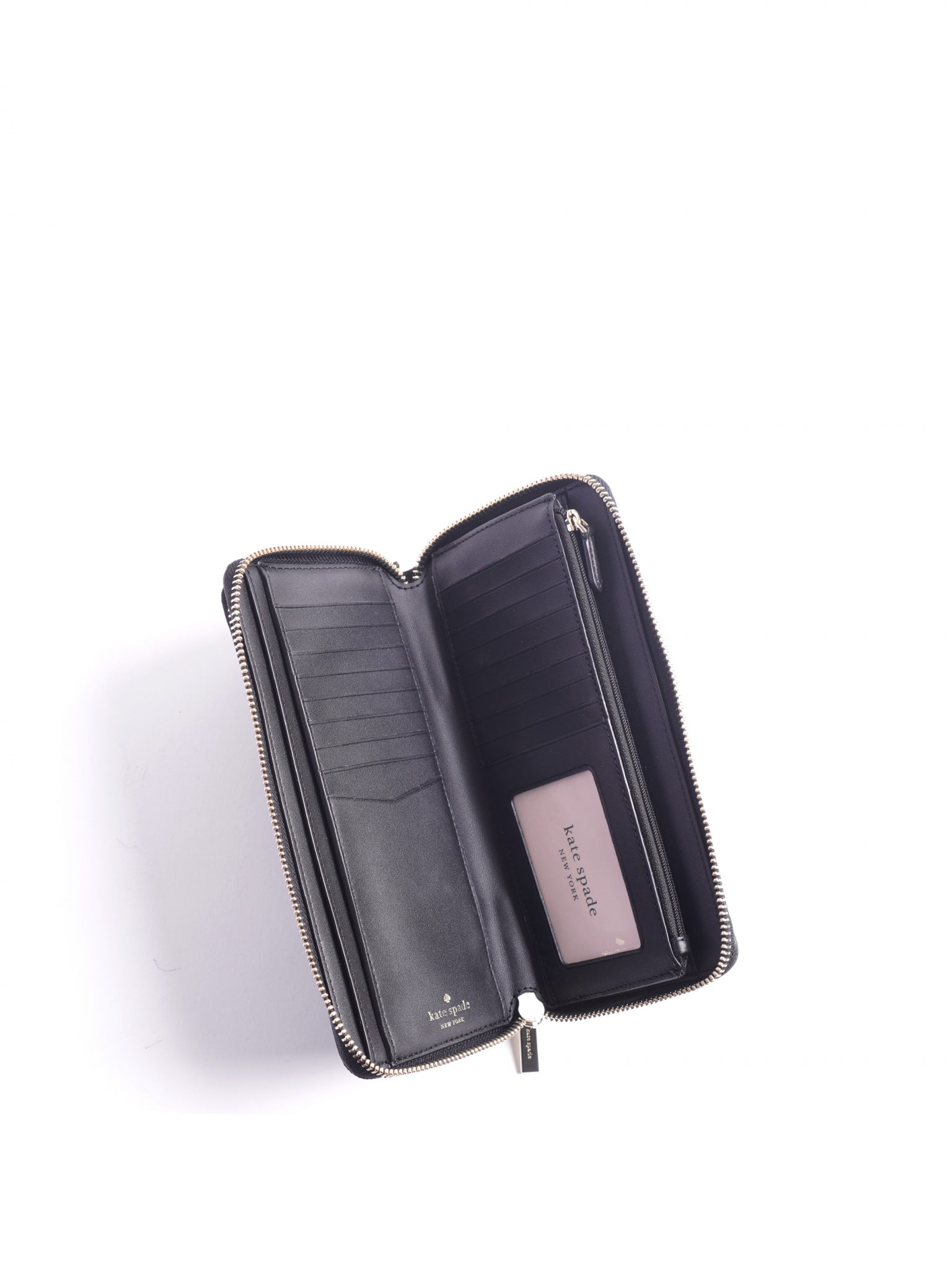 Kate Spade Staci Large Carryall Wallet Wristlet Black Averand