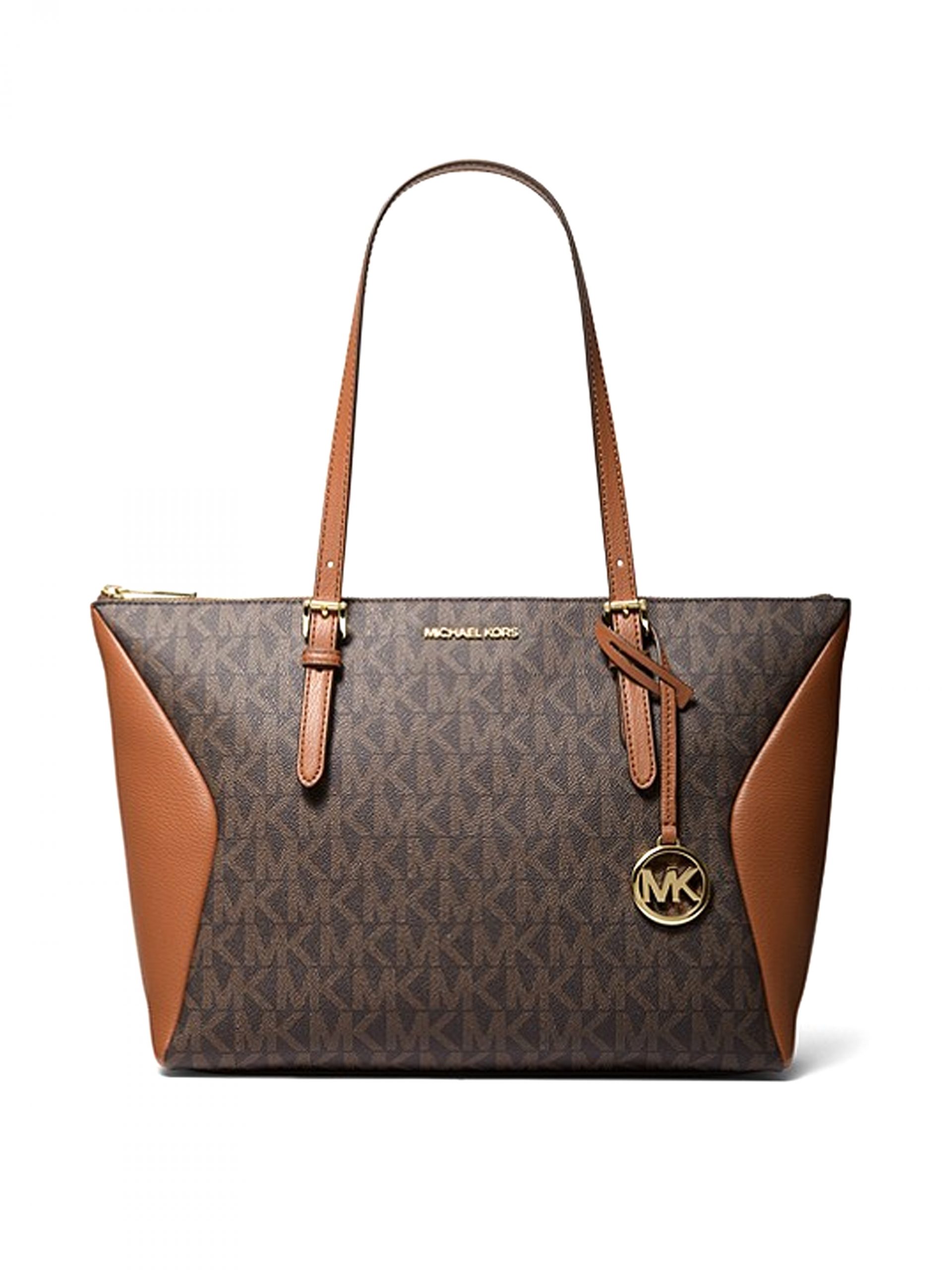 Michael Kors Coraline Large Tote Signature Brown - Averand